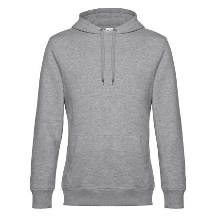 B&C WU02K KING Hooded Heather Grey