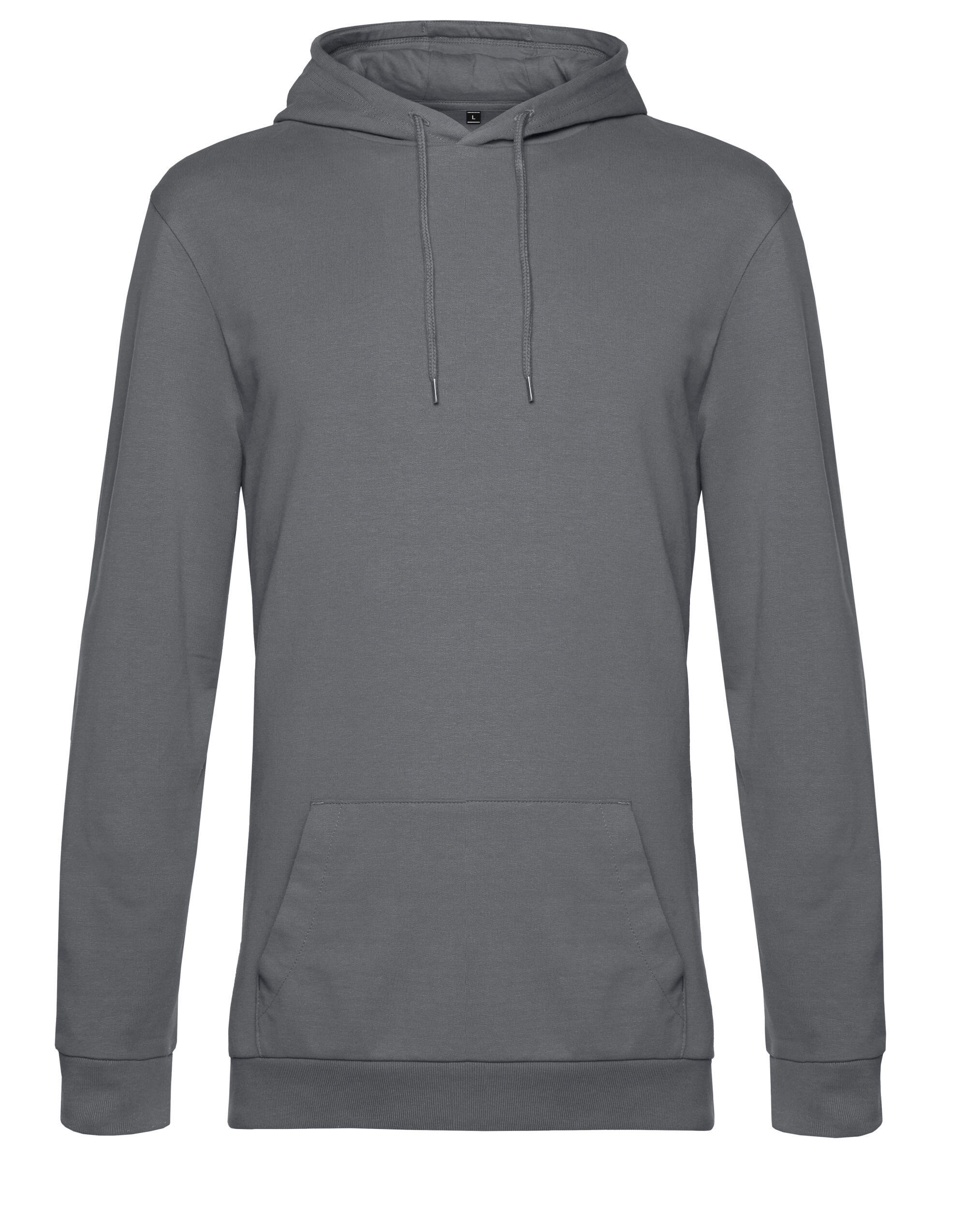 B&C WU03W Men's #Hooded Sweat Elephant Grey