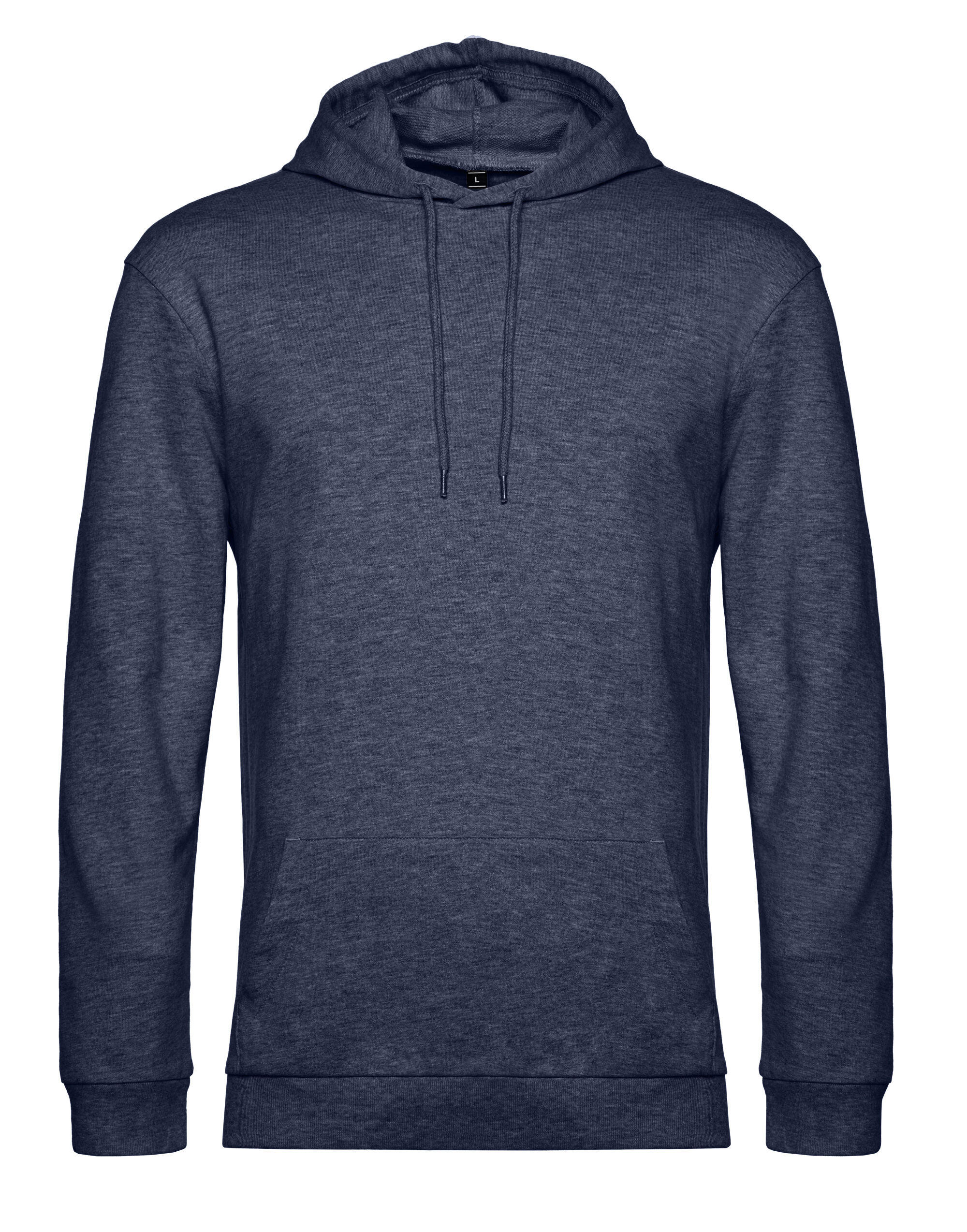 B&C WU03W Men's #Hooded Sweat Heather Navy
