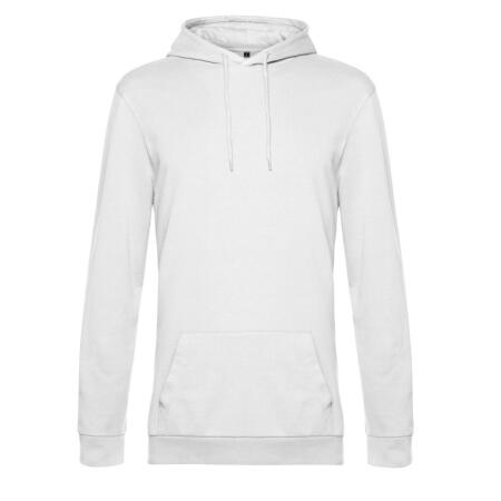 B&C WU03W B&C Men's #Hooded Sweat White