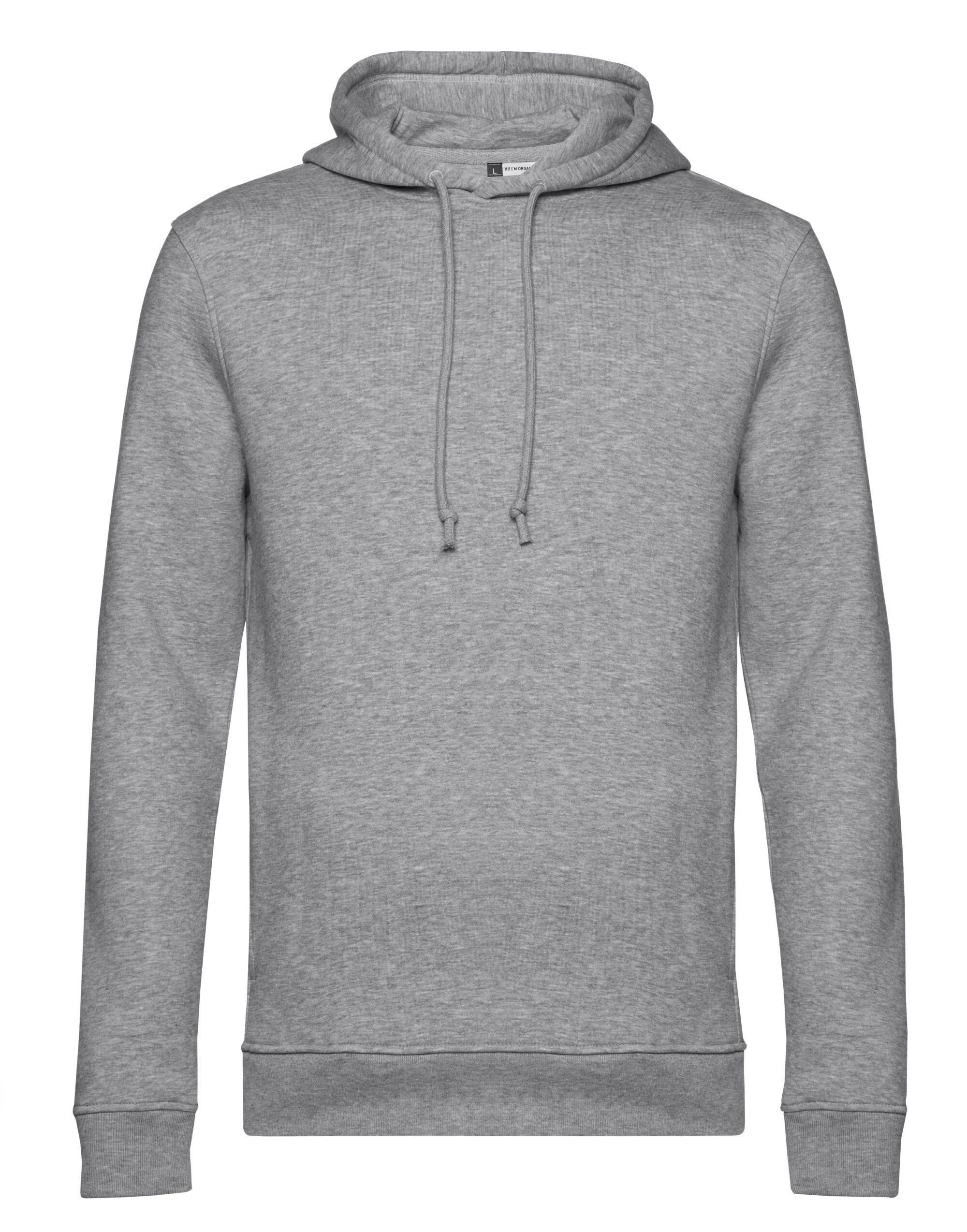 B&C WU33B Inspire Hooded Heather Grey