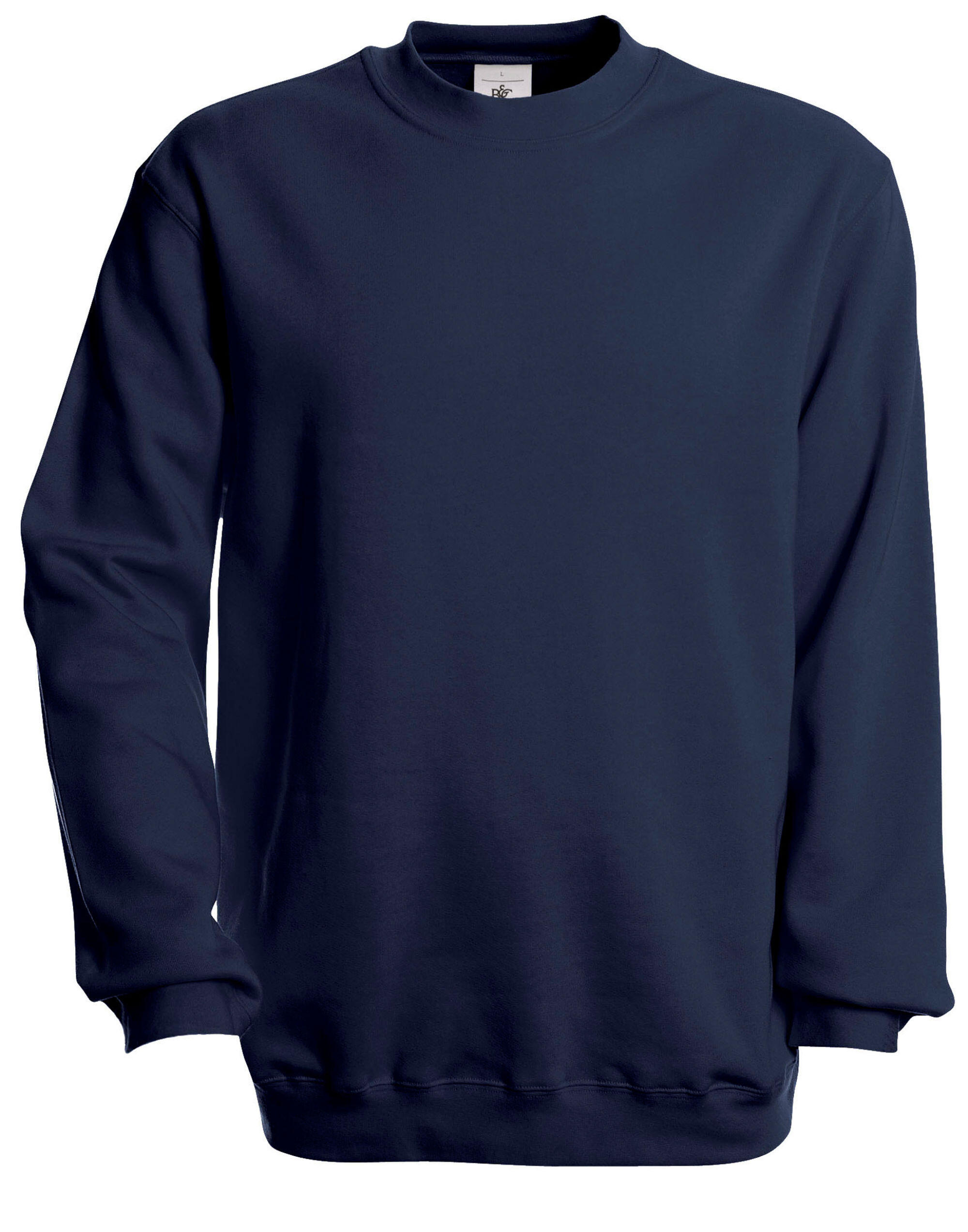 B&C WU600 Set-In Sweatshirt Navy