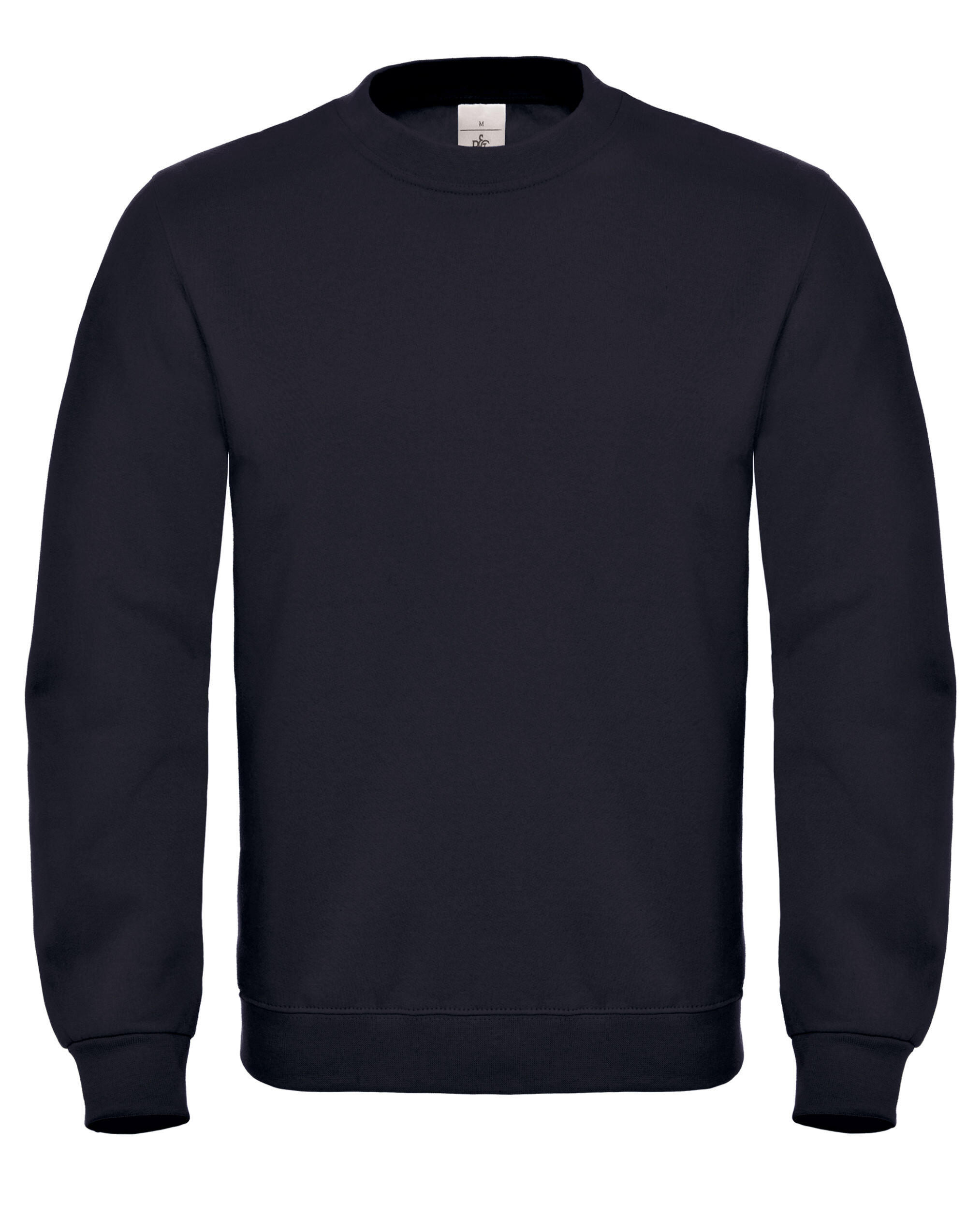 B&C WUI20 ID.002 Cotton Rich Sweatshirt Black