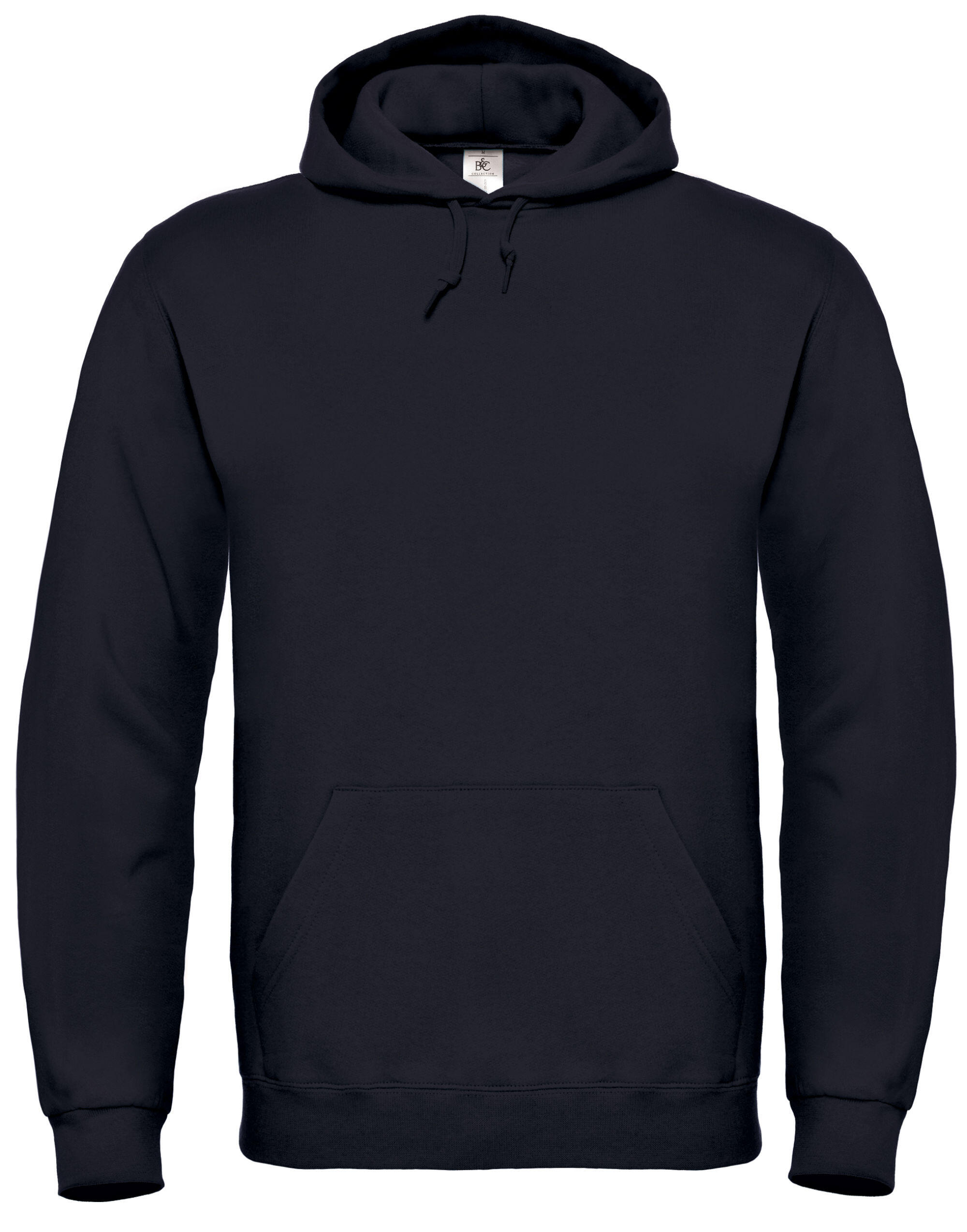 B&C WUI21 ID.003 Cotton Rich Hooded Sweatshirt Black