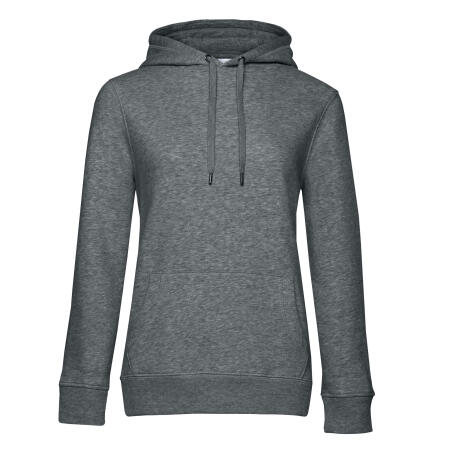 B&C WW02Q QUEEN Hooded Heather Mid Grey