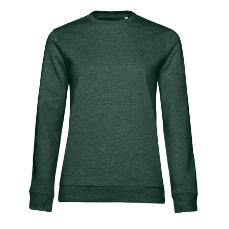 B&C WW02W B&C Women's #Set In Sweatshirt Heather Dark Green