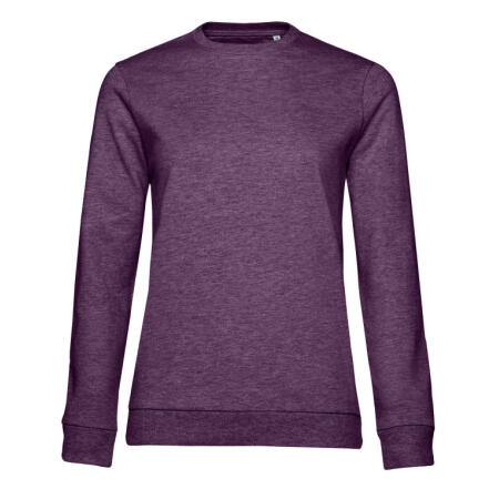 B&C WW02W B&C Women's #Set In Sweatshirt Heather Purple