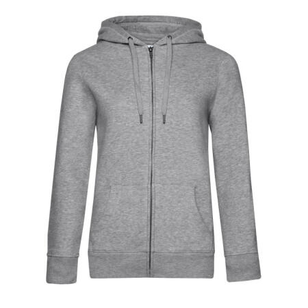 B&C WW03Q B&C QUEEN Zipped Hood_° Heather Grey