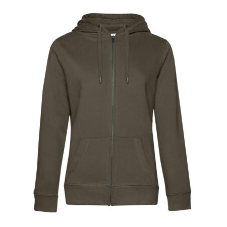 B&C WW03Q B&C QUEEN Zipped Hood_° Khaki