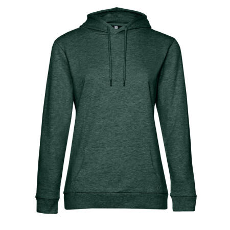 B&C WW04W B&C Women's #Hooded Sweat Heather Dark Green