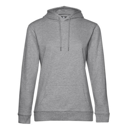 B&C WW04W B&C Women's #Hooded Sweat Heather Grey