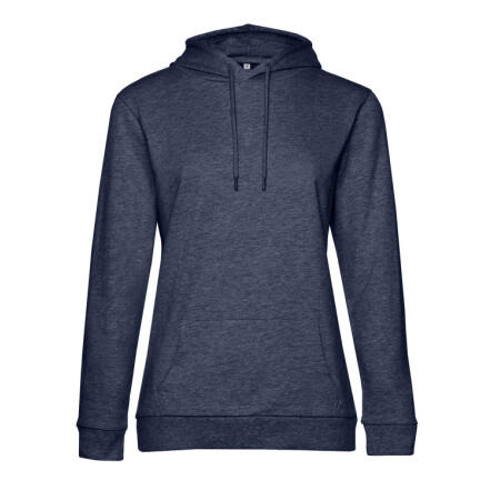 B&C WW04W B&C Women's #Hooded Sweat Heather Navy