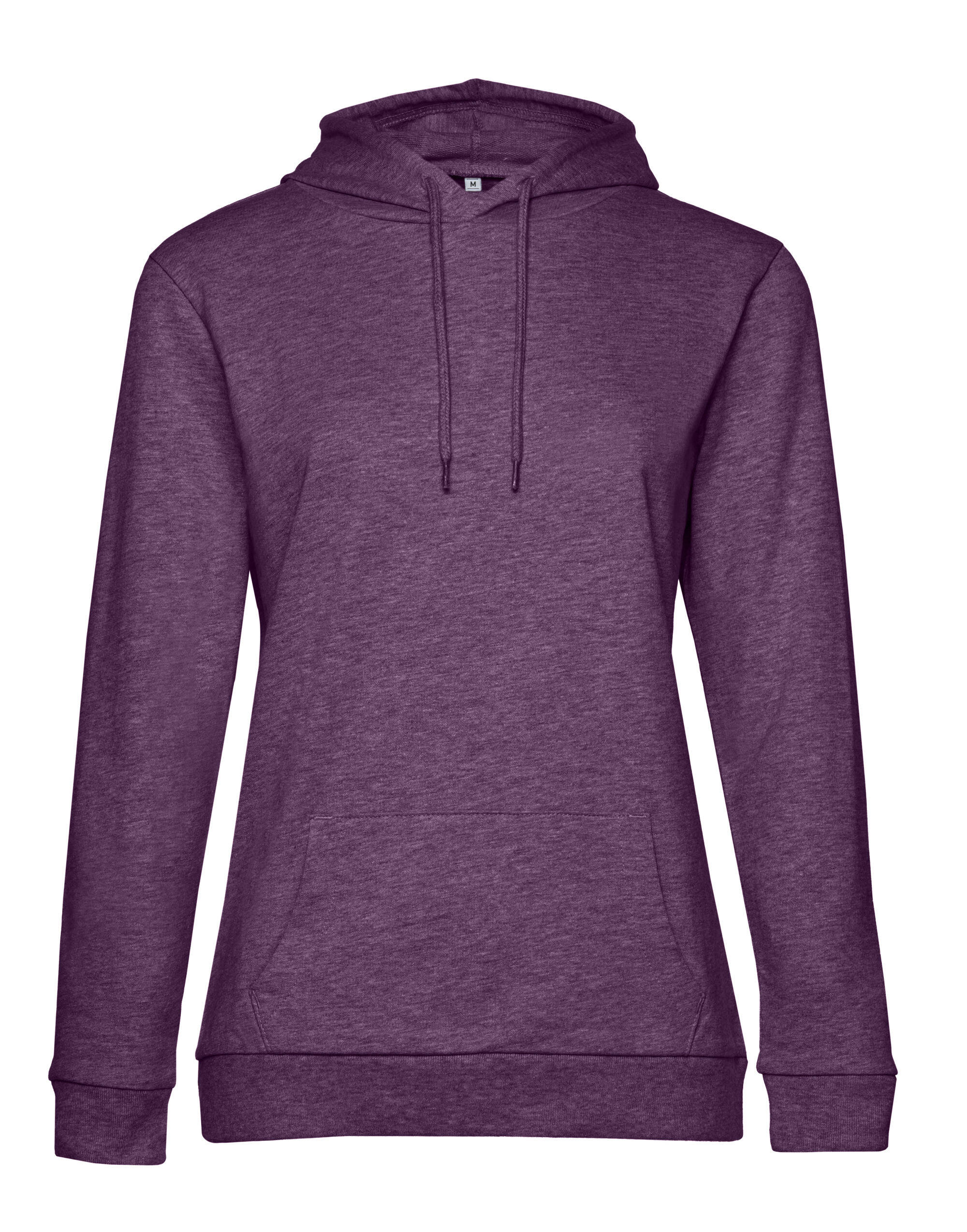 B&C WW04W Women's #Hooded Sweat Heather Purple