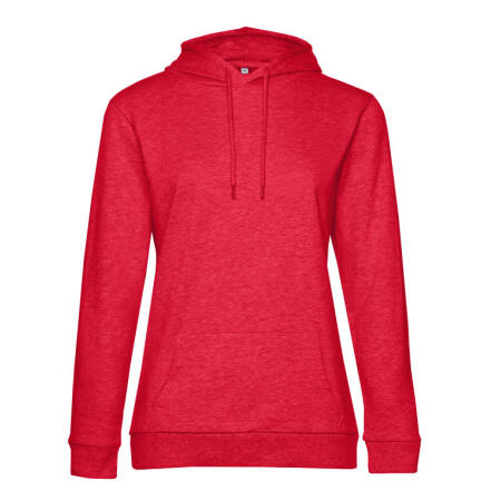 B&C WW04W B&C Women's #Hooded Sweat Heather Red