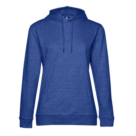 B&C WW04W B&C Women's #Hooded Sweat Heather Royal Blue