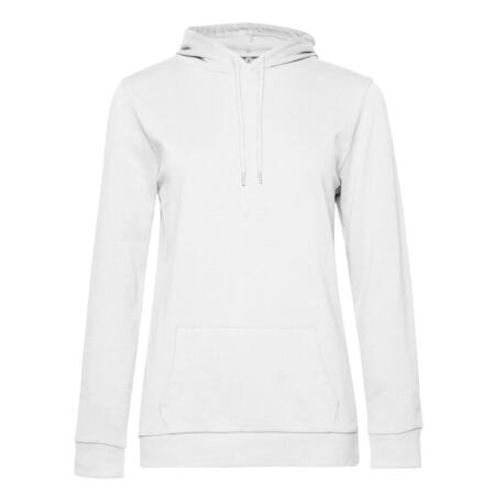 B&C WW04W B&C Women's #Hooded Sweat White