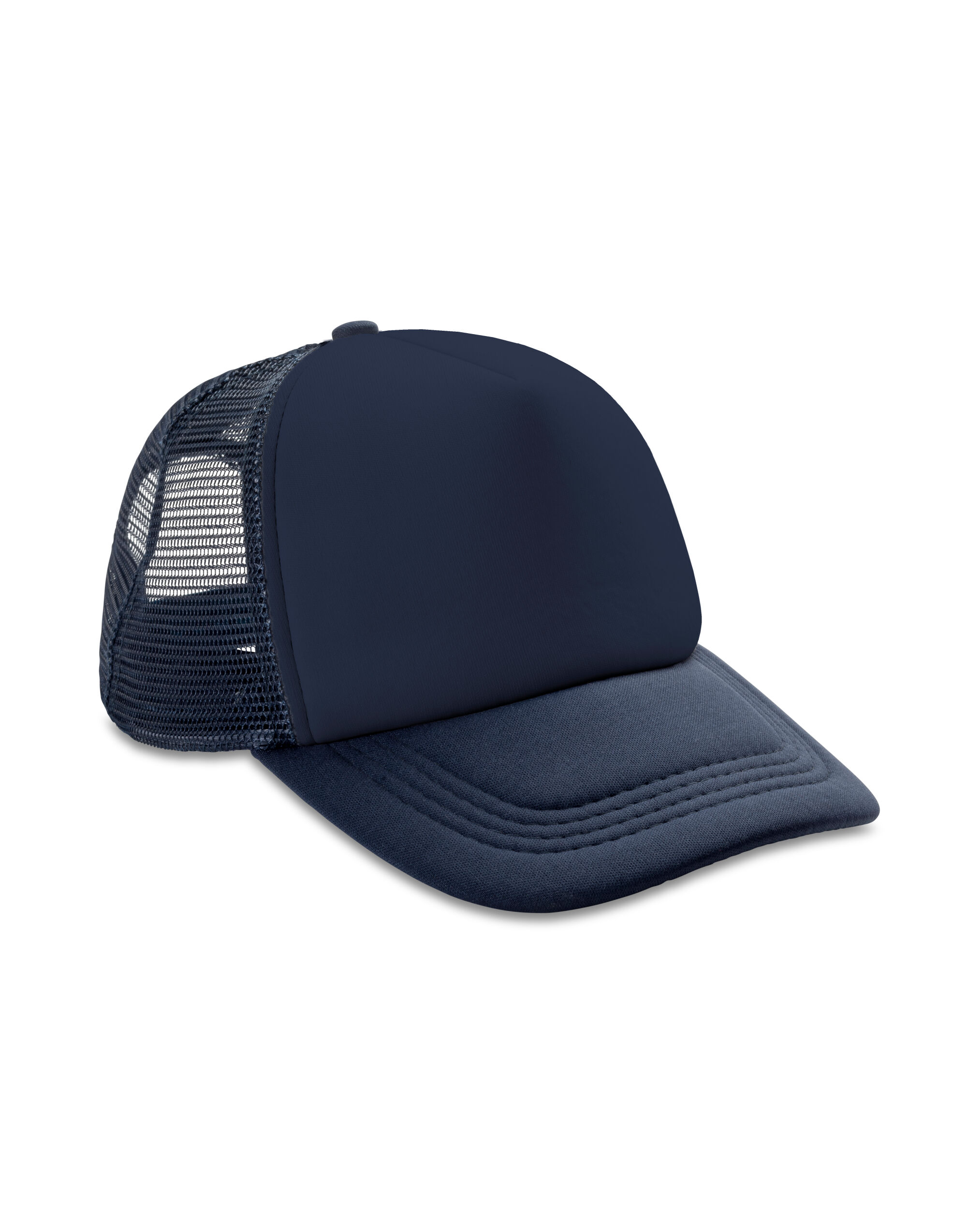 RC089X Detroit 1/2 Mesh Truckers Cap Navy