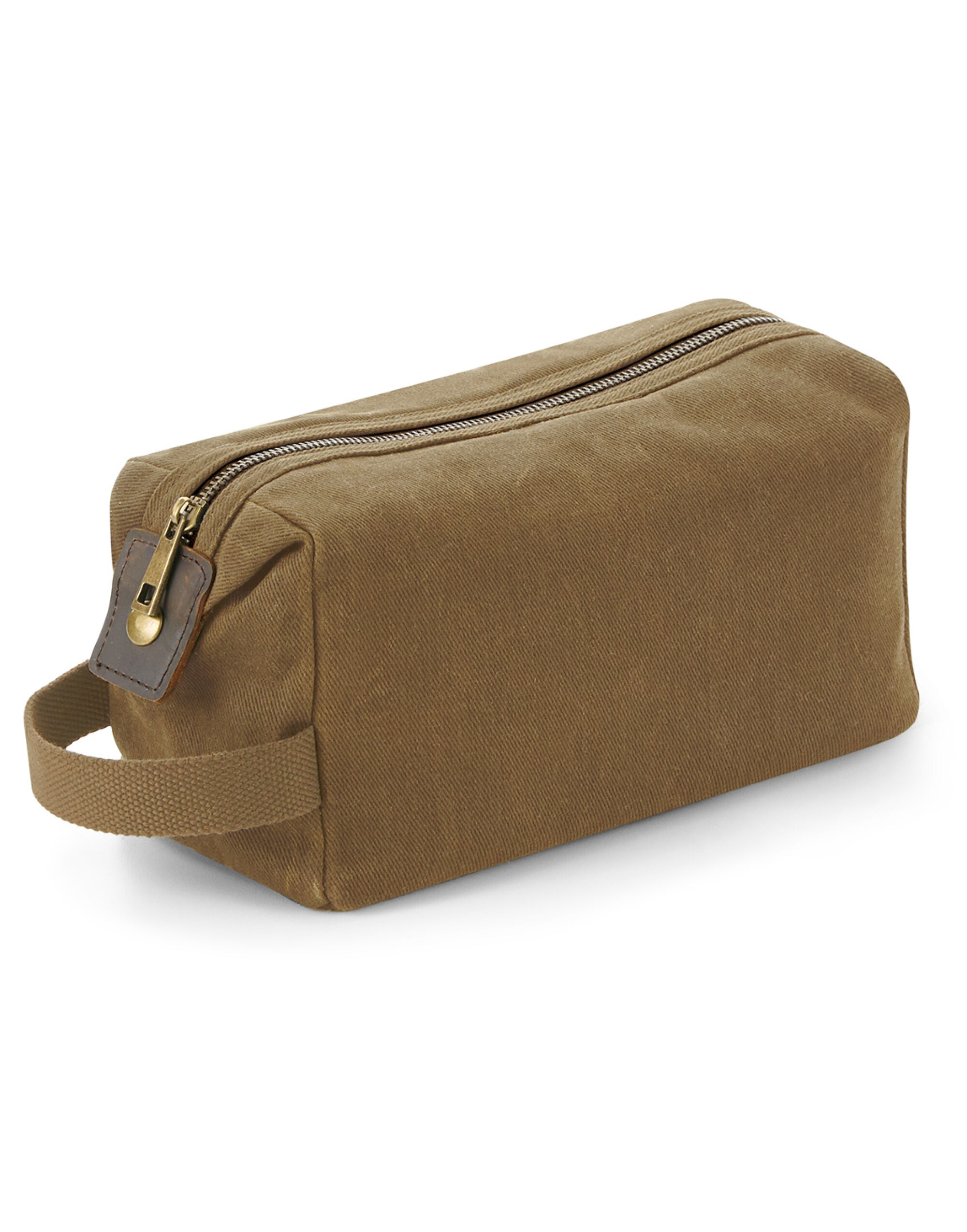 QD651 Heritage Waxed Canvas Wash Bag Desert Sand