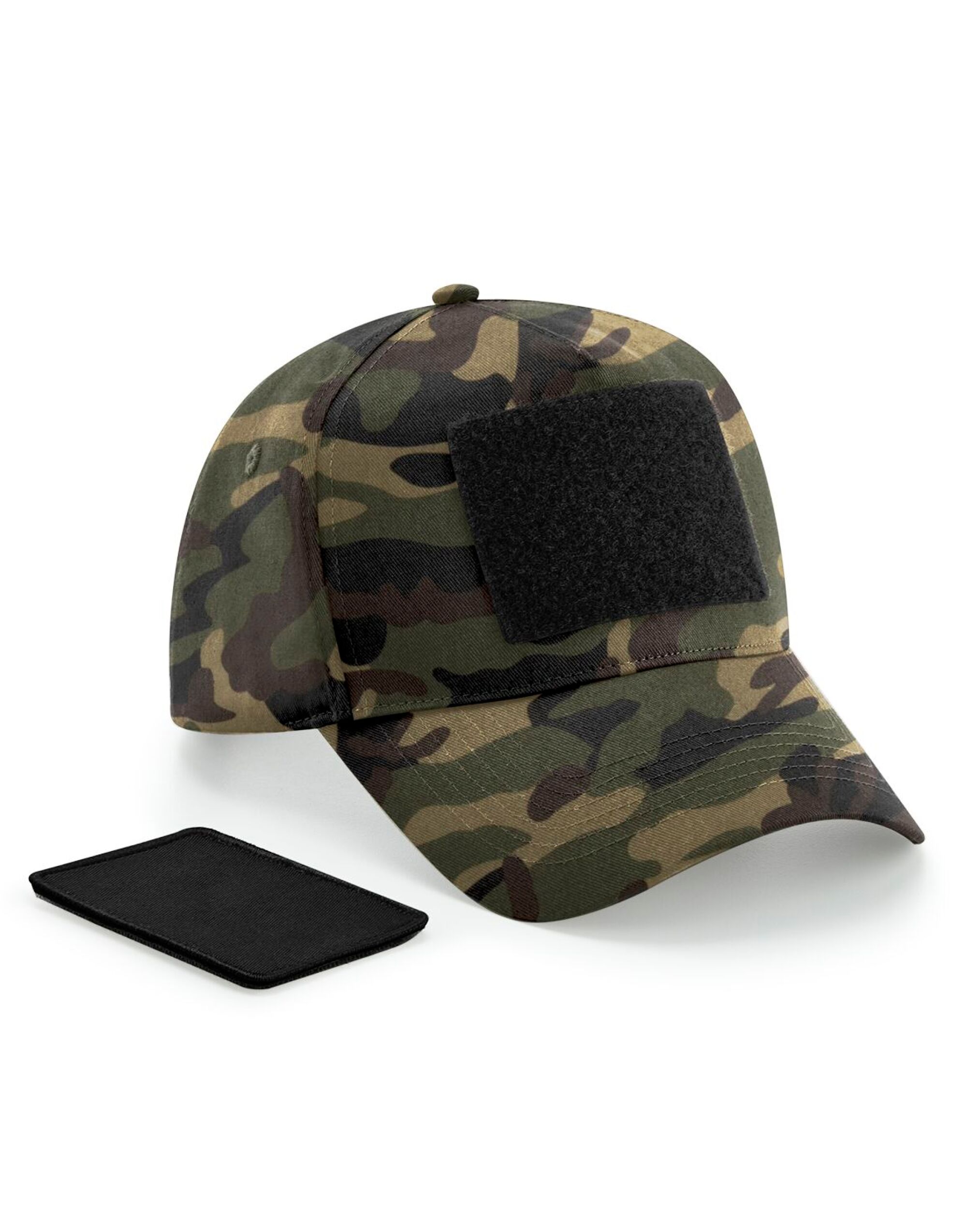 B638 Removable Patch 5 Panel Cap Jungle Camo