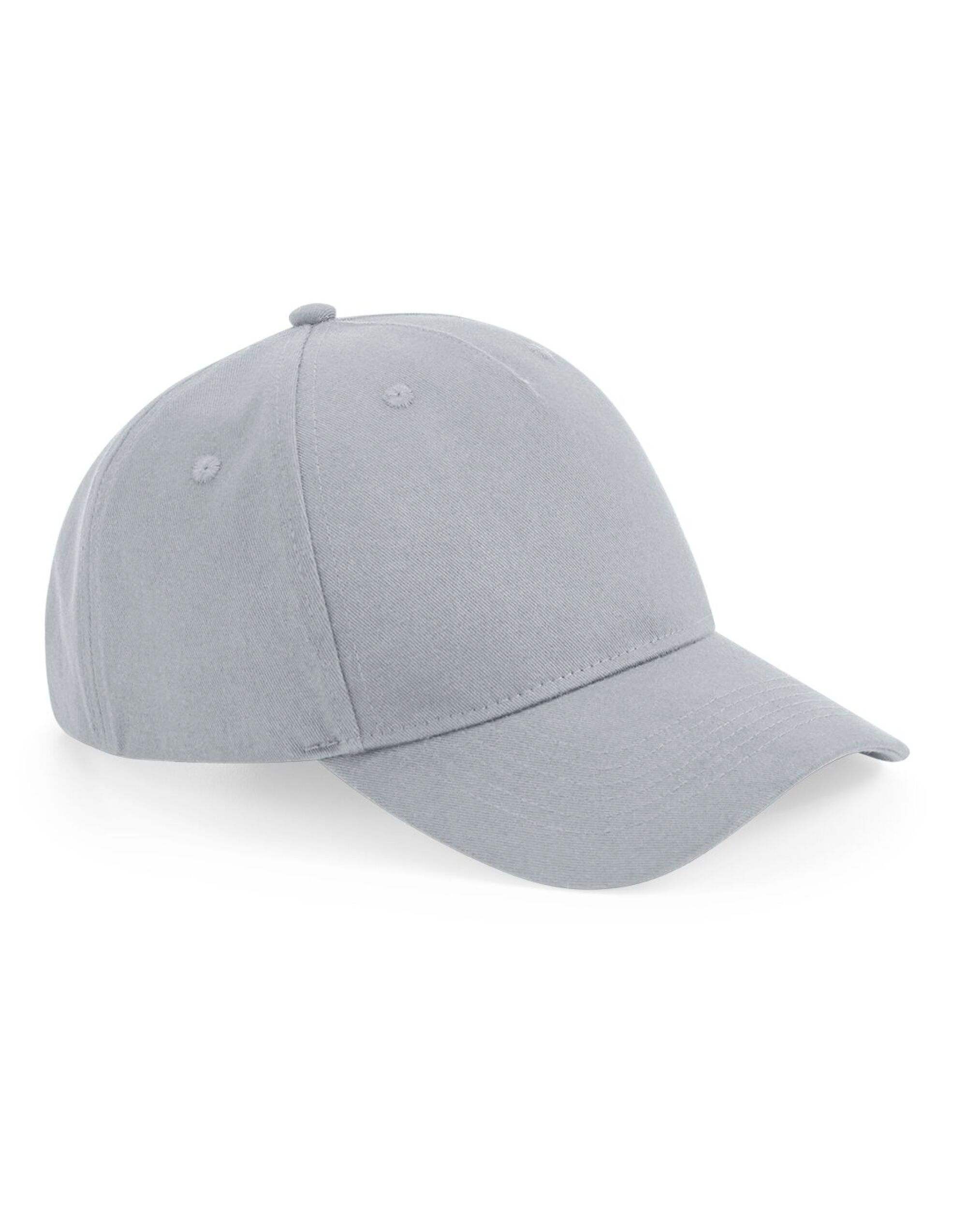 B62N Organic Cotton 5 Panel Cap Light Grey
