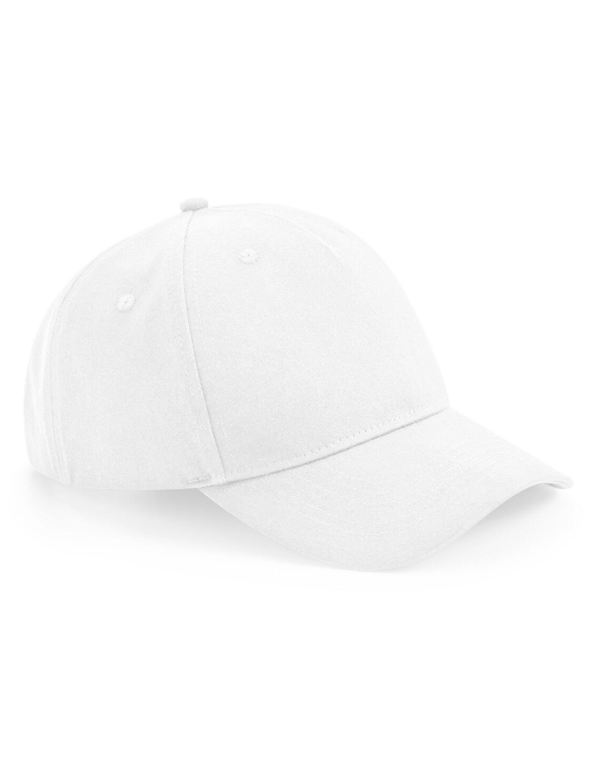 B62N Organic Cotton 5 Panel Cap White
