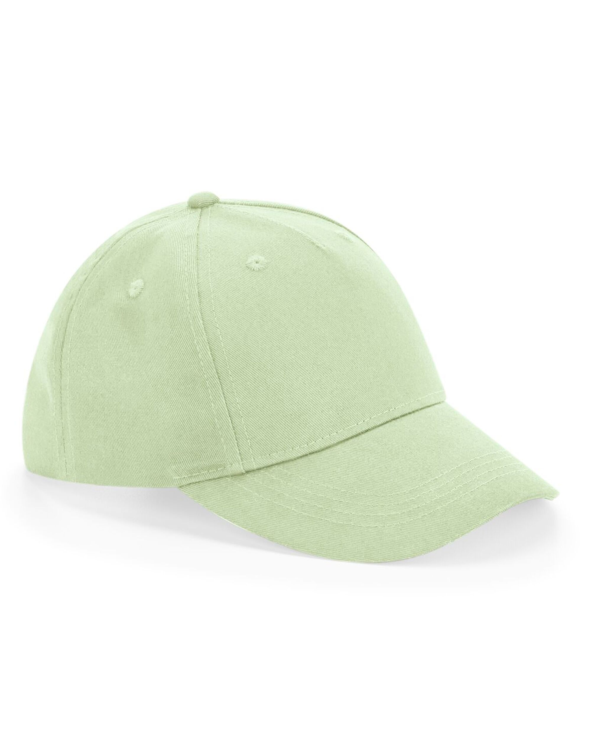 B63NB Junior Organic Cotton 5 Panel Cap Pistachio