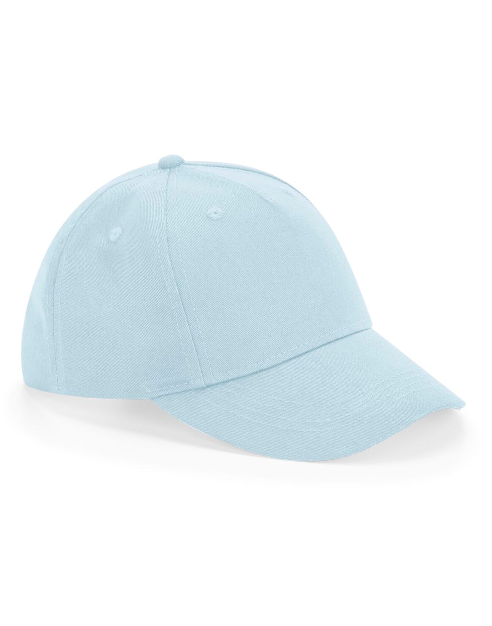 B63NB Junior Organic Cotton 5 Panel Cap Powder Blue