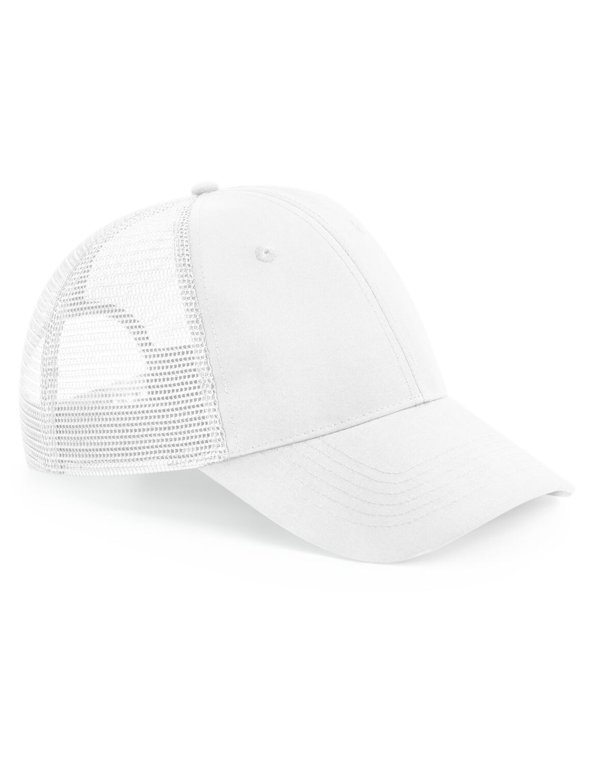B75R Recycled Urbanwear 6 Panel Snapback Trucker White