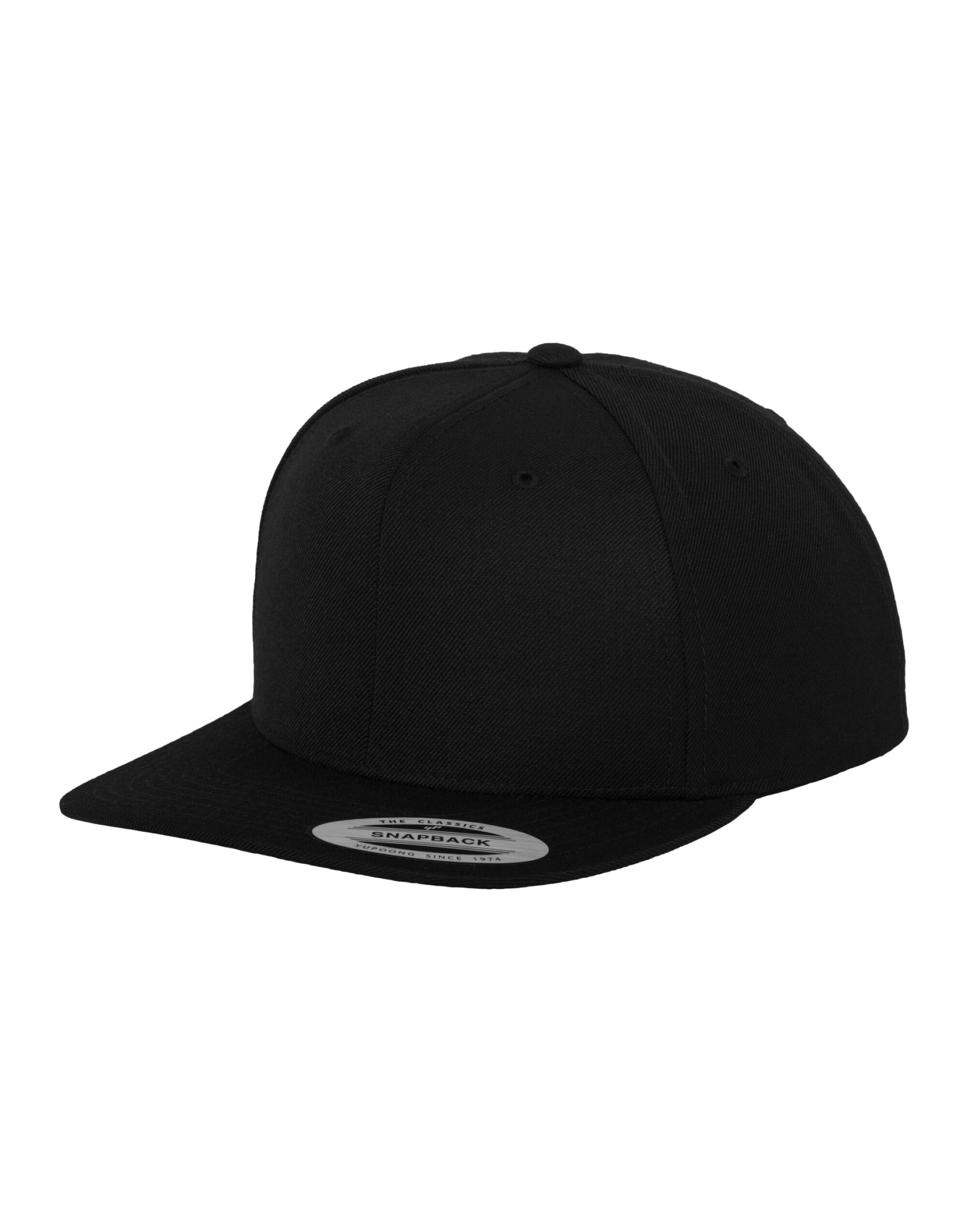 6089M Classic Snapback Cap Black