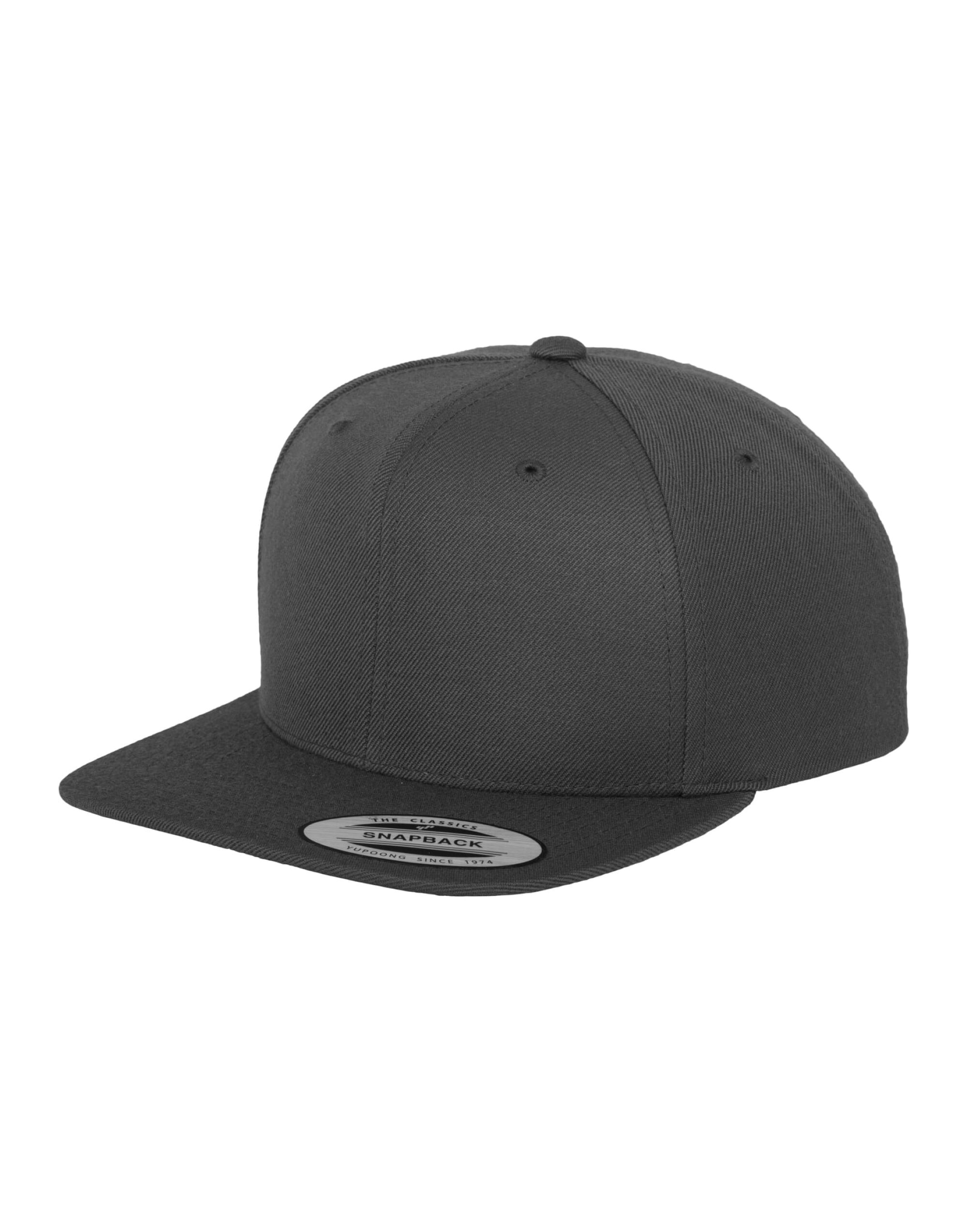 6089M Classic Snapback Cap Dark Grey