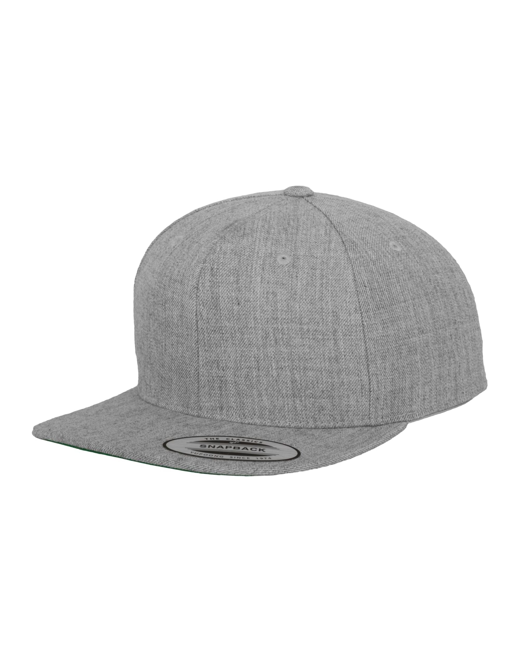 6089M Classic Snapback Cap Heather