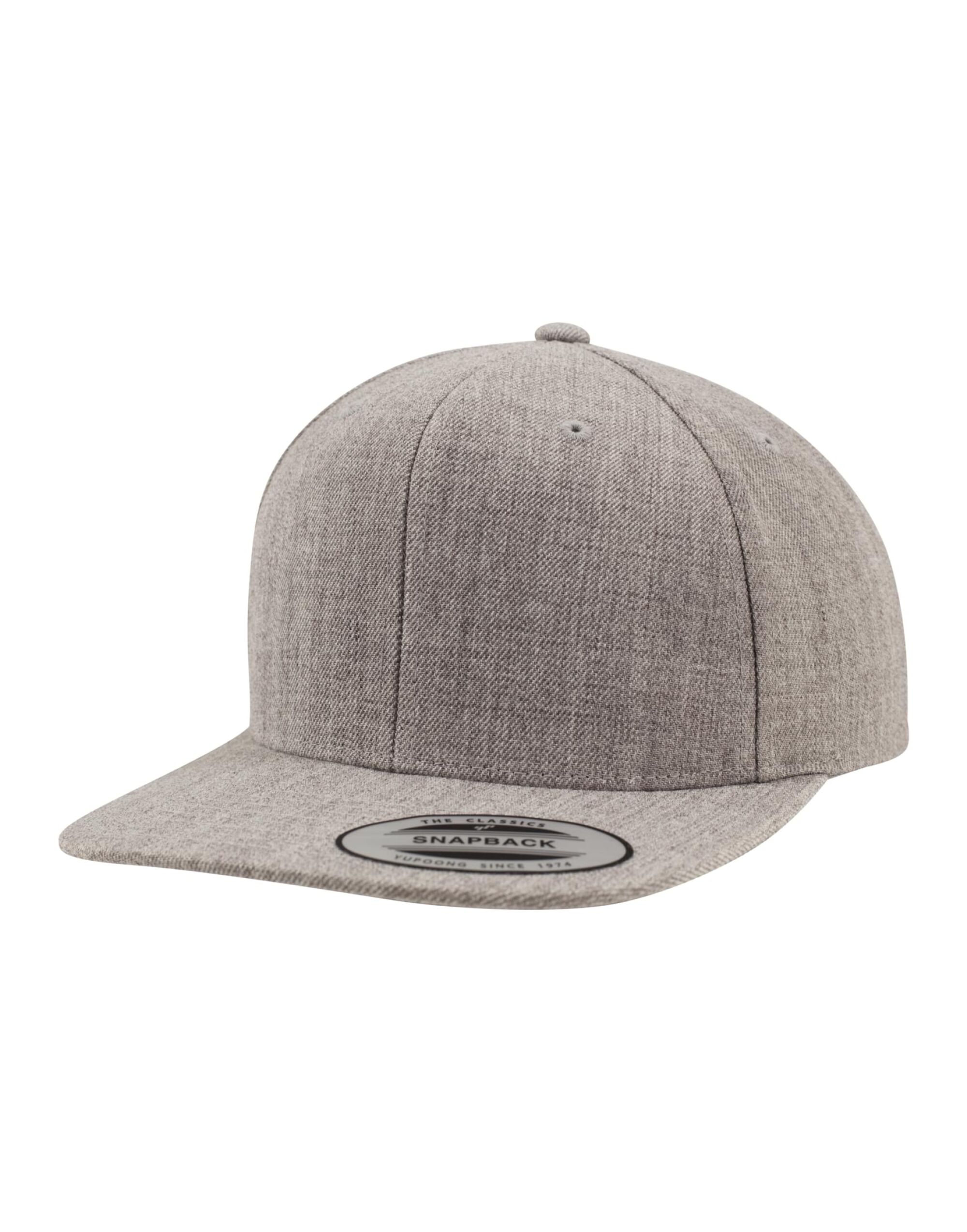 6089M Classic Snapback Cap Heather/Heather