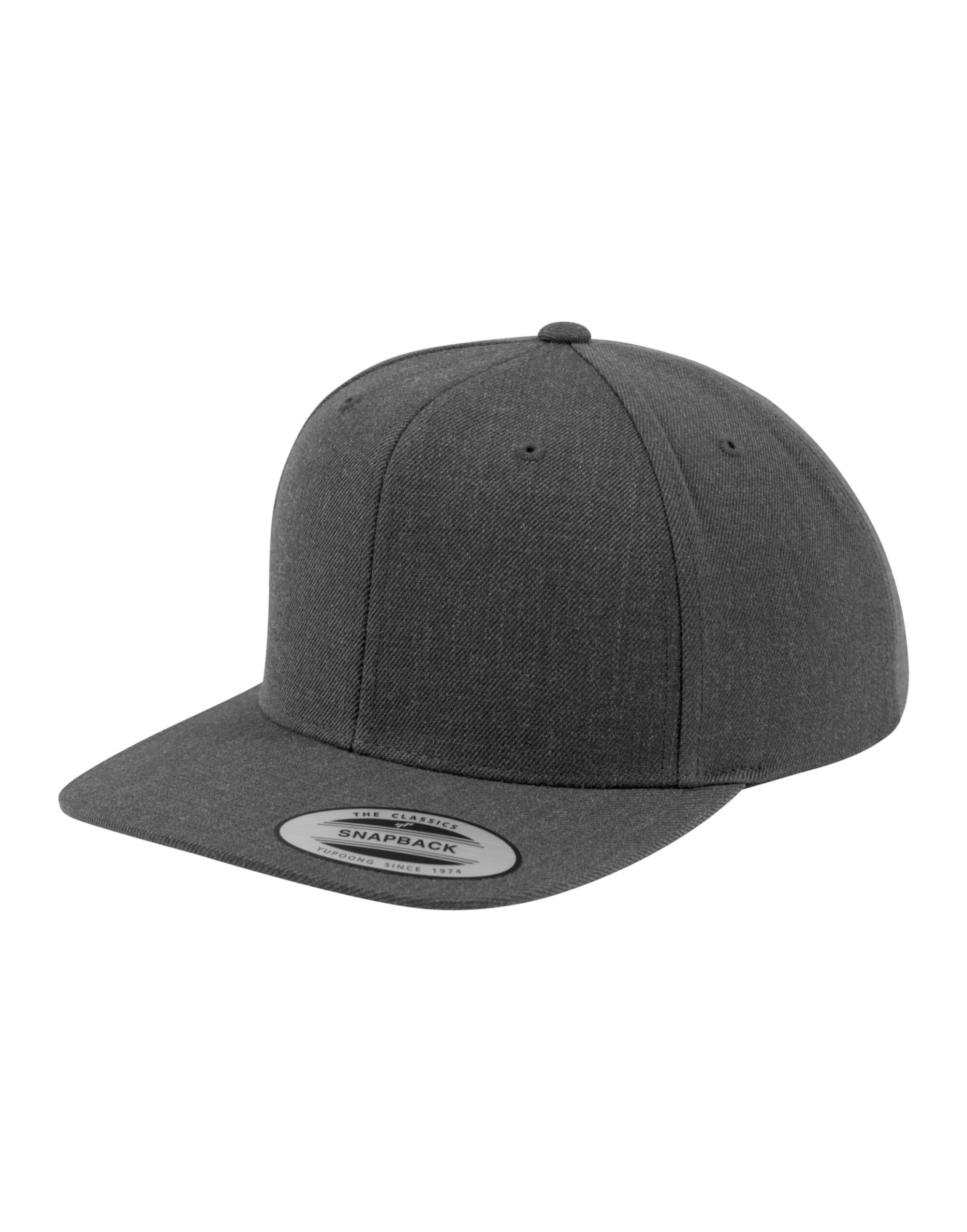 6089M Classic Snapback Cap Dark Grey/Dark Grey