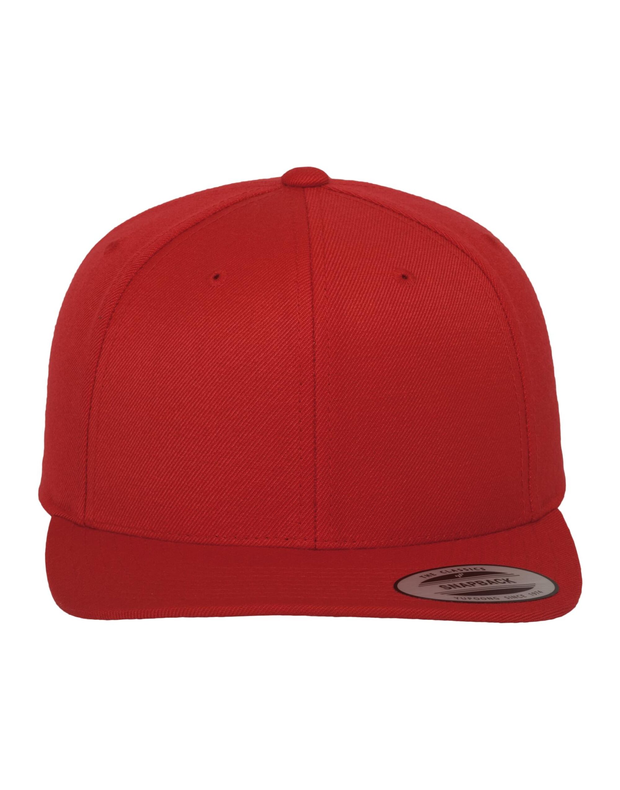 6089M Classic Snapback Cap Red