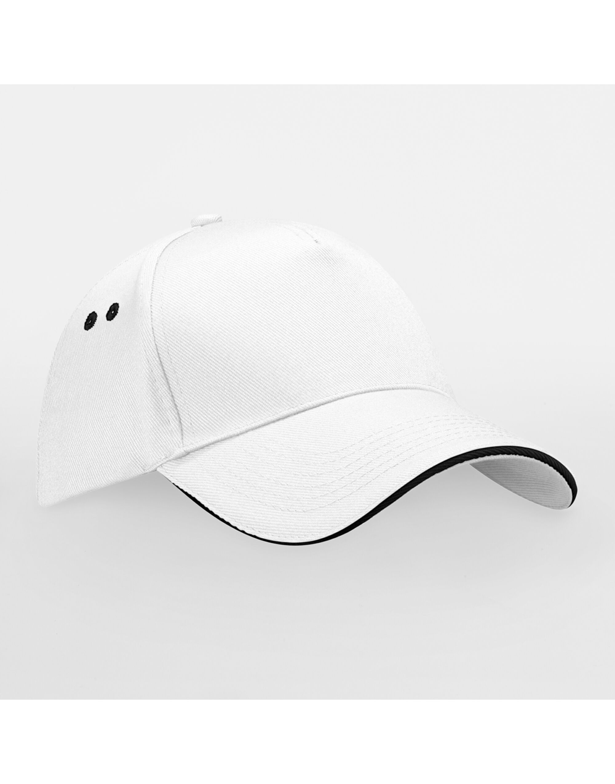 B15C Ultimate 5 Panel Cap Sandwich Peak White/Black