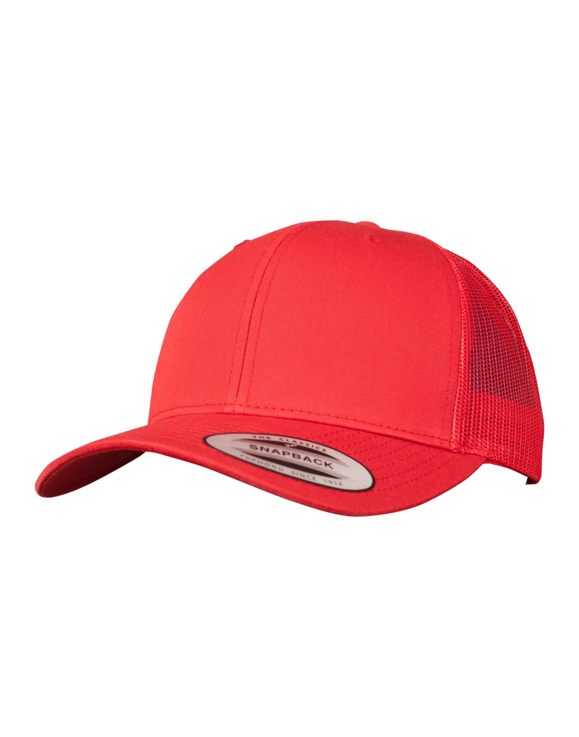 6606 Retro Trucker Cap Red