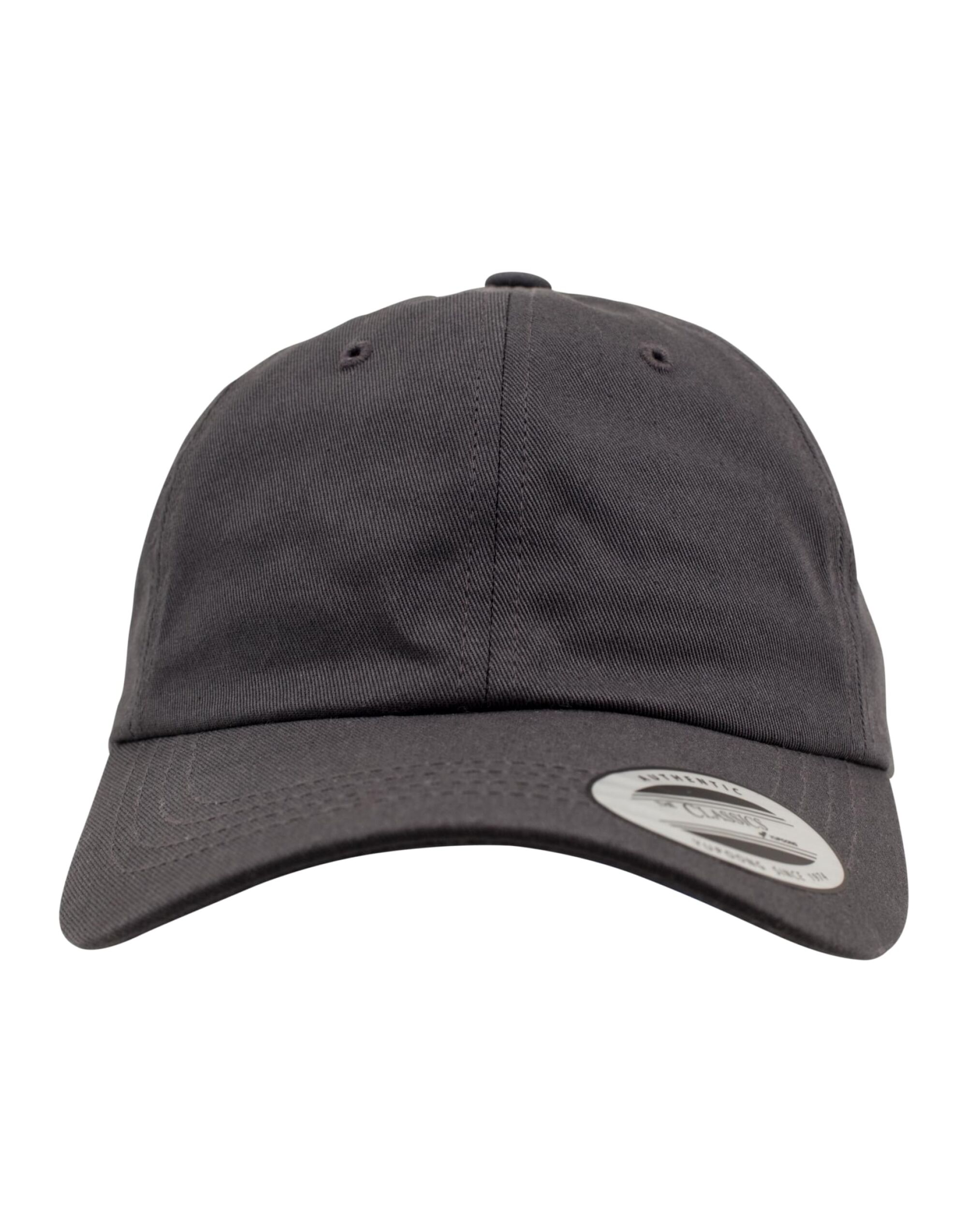 6245CM Low Profile Cotton Twill Cap Dark Grey