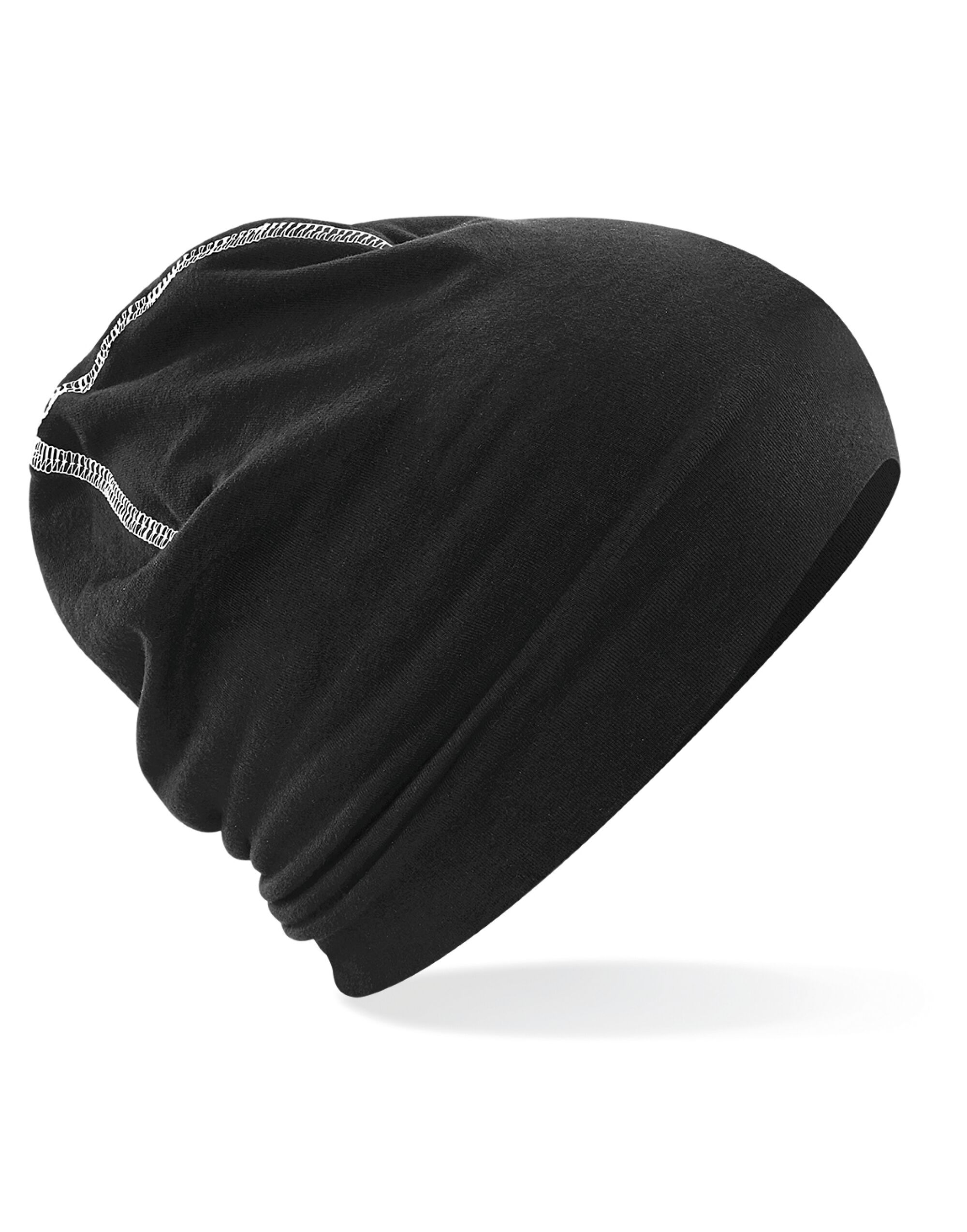 B366 Hemsedal Cotton Beanie Black/White
