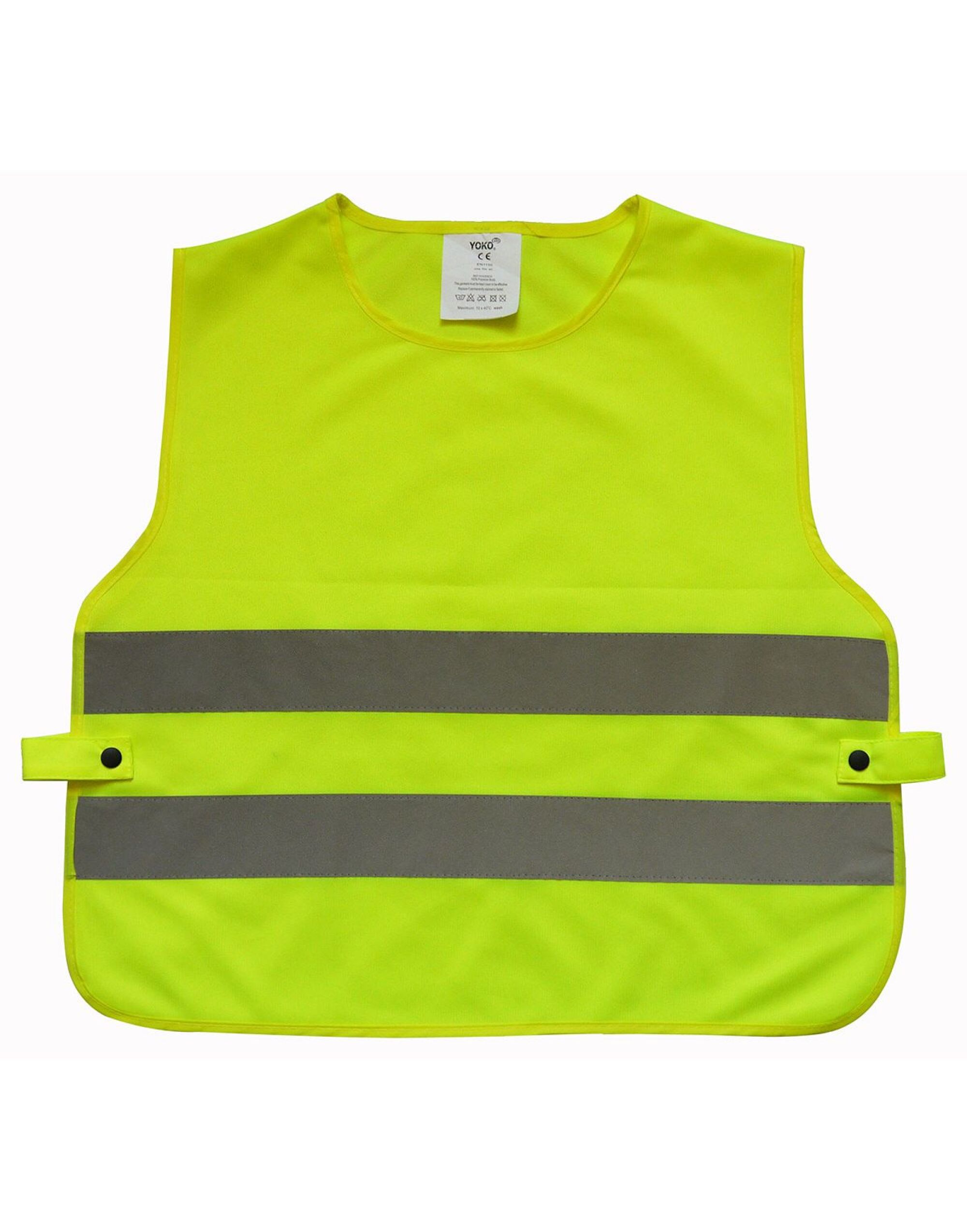 HVS269CH Hi-Vis Children's 2 Band Tabard Hi-Vis Yellow