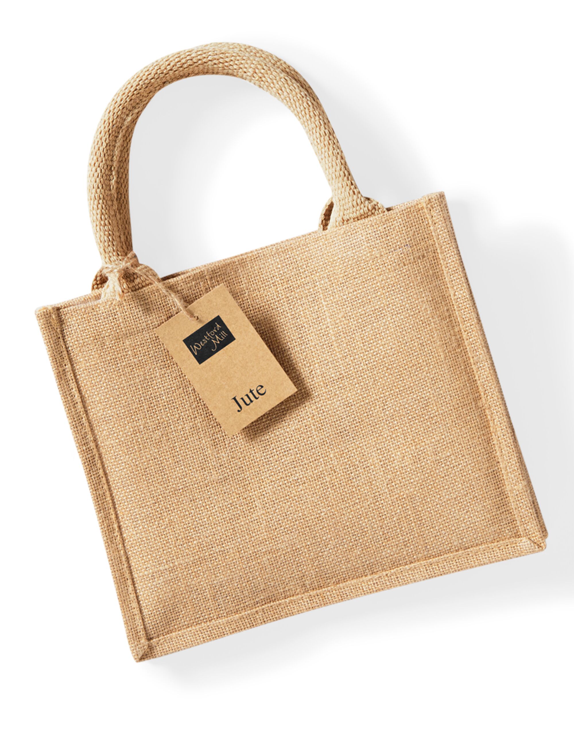 W412 Jute Mini Gift Bag Natural