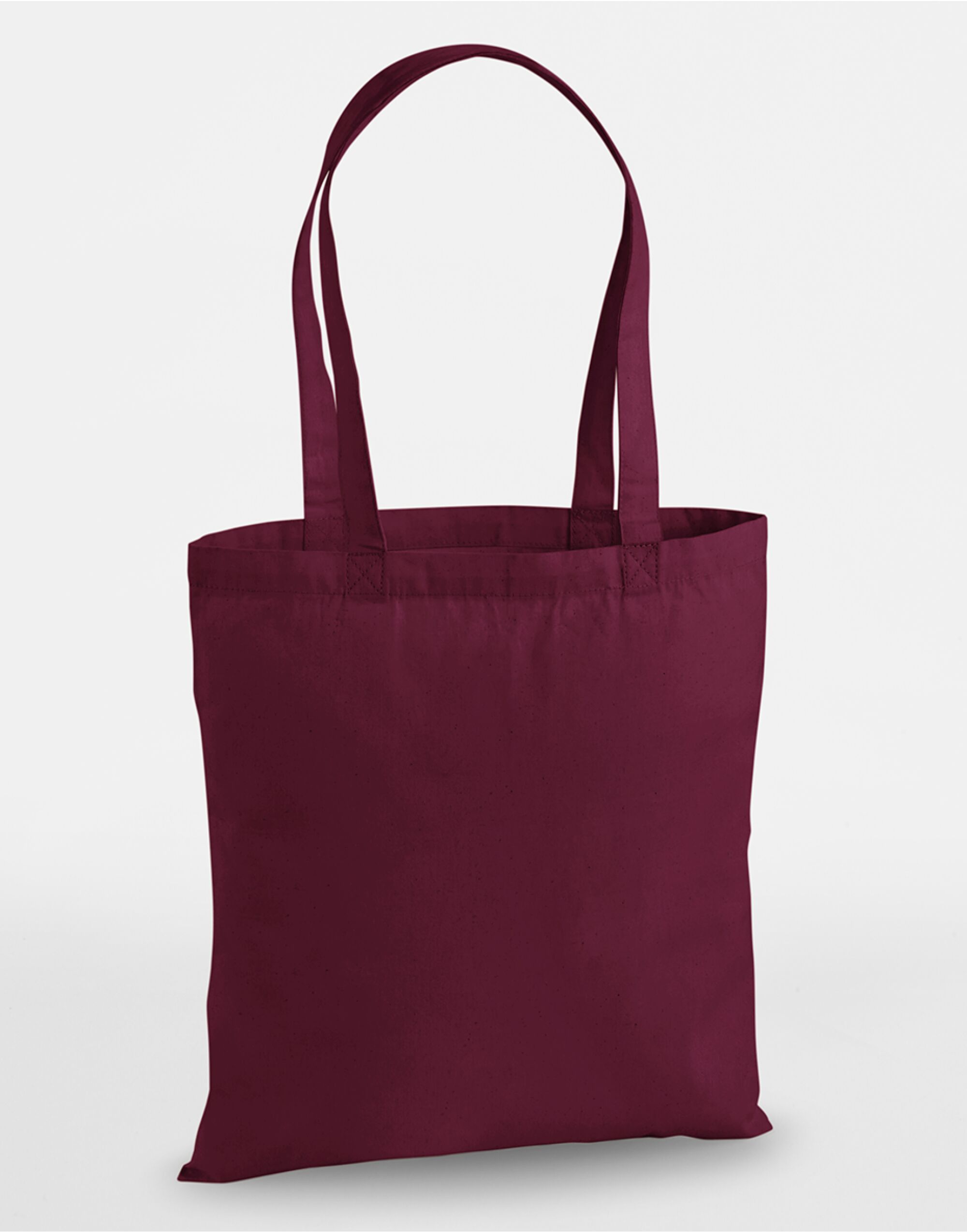 W201 Premium Cotton Tote Burgundy