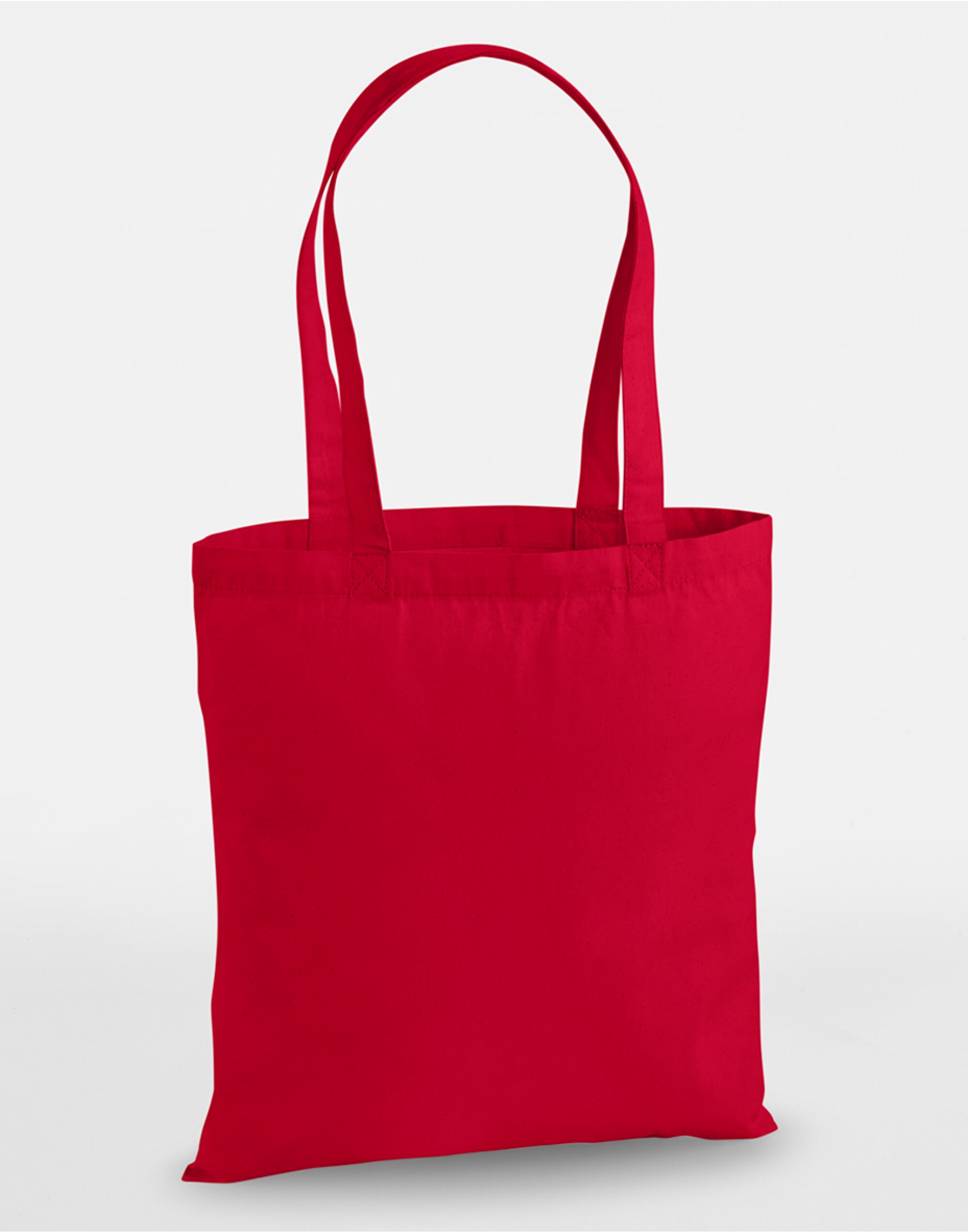 W201 Premium Cotton Tote Classic Red