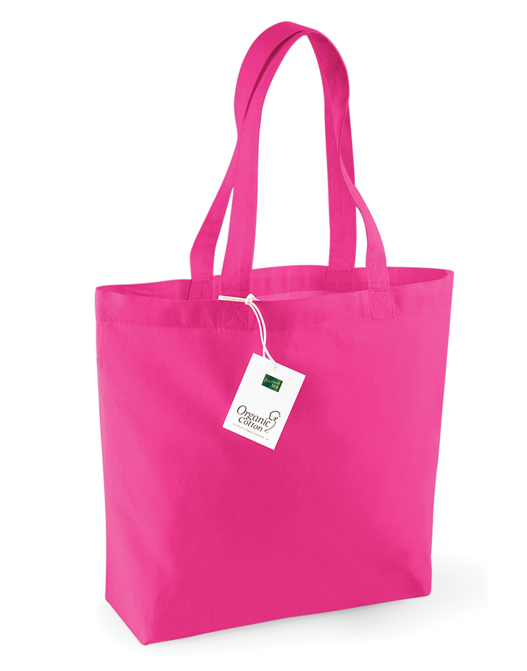 W180 Organic Cotton Shopper Fuchsia