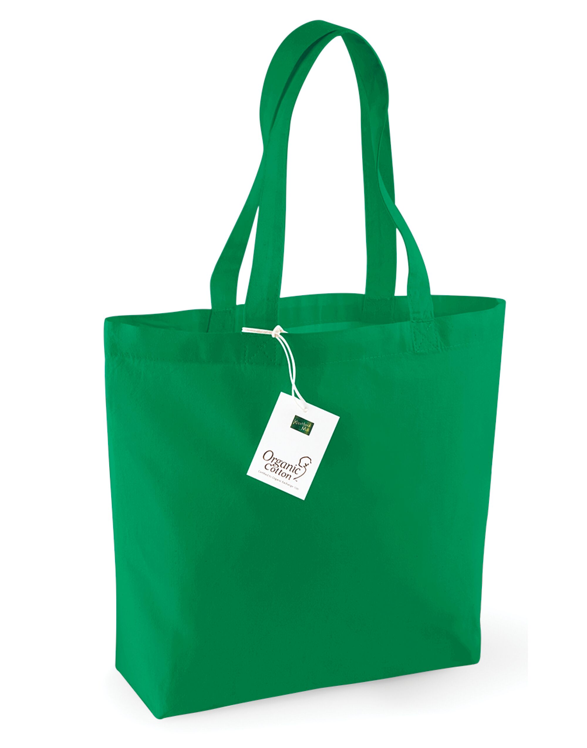 W180 Organic Cotton Shopper Kelly Green