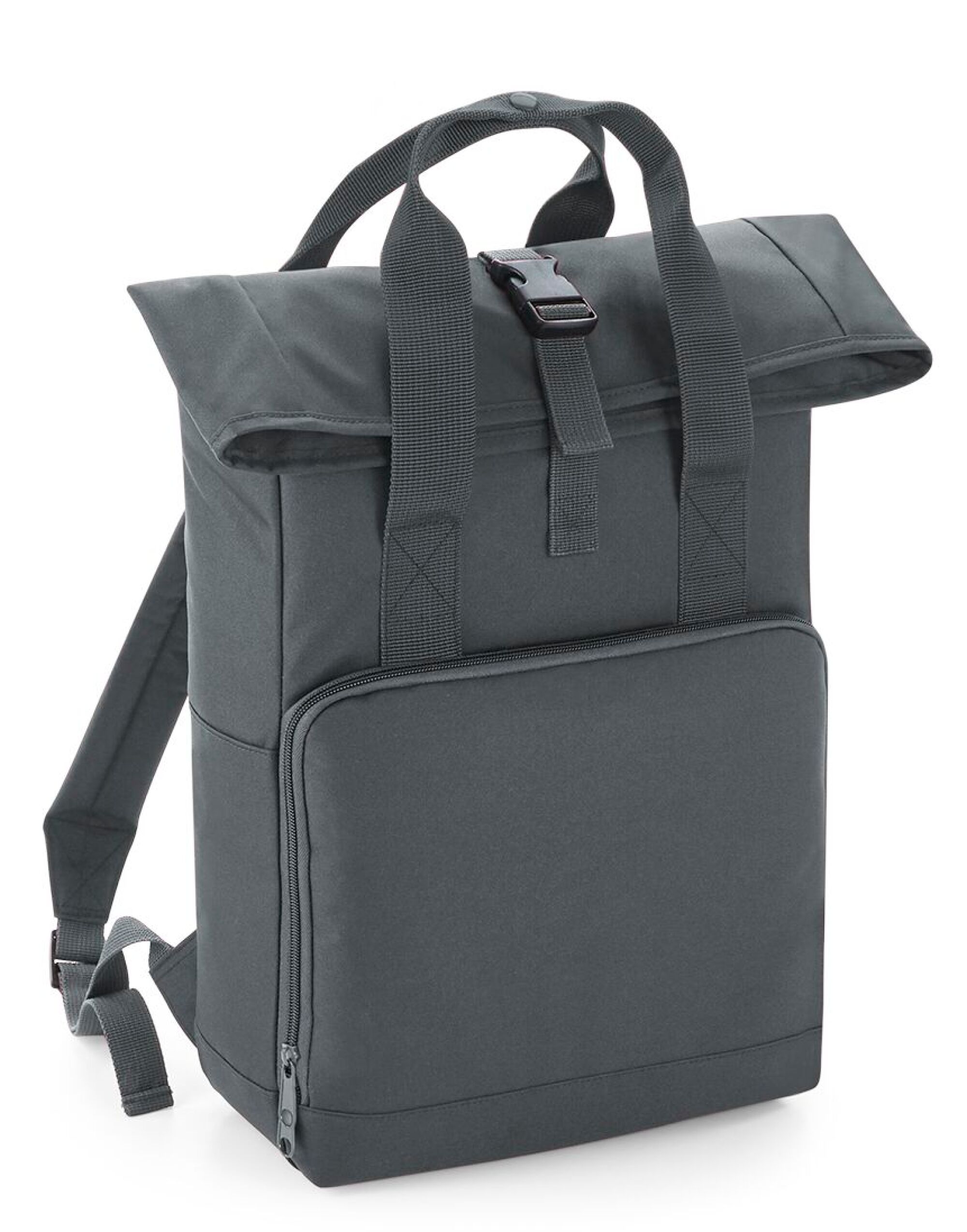 BG118 Twin Handle Roll-Top Backpack Graphite Grey
