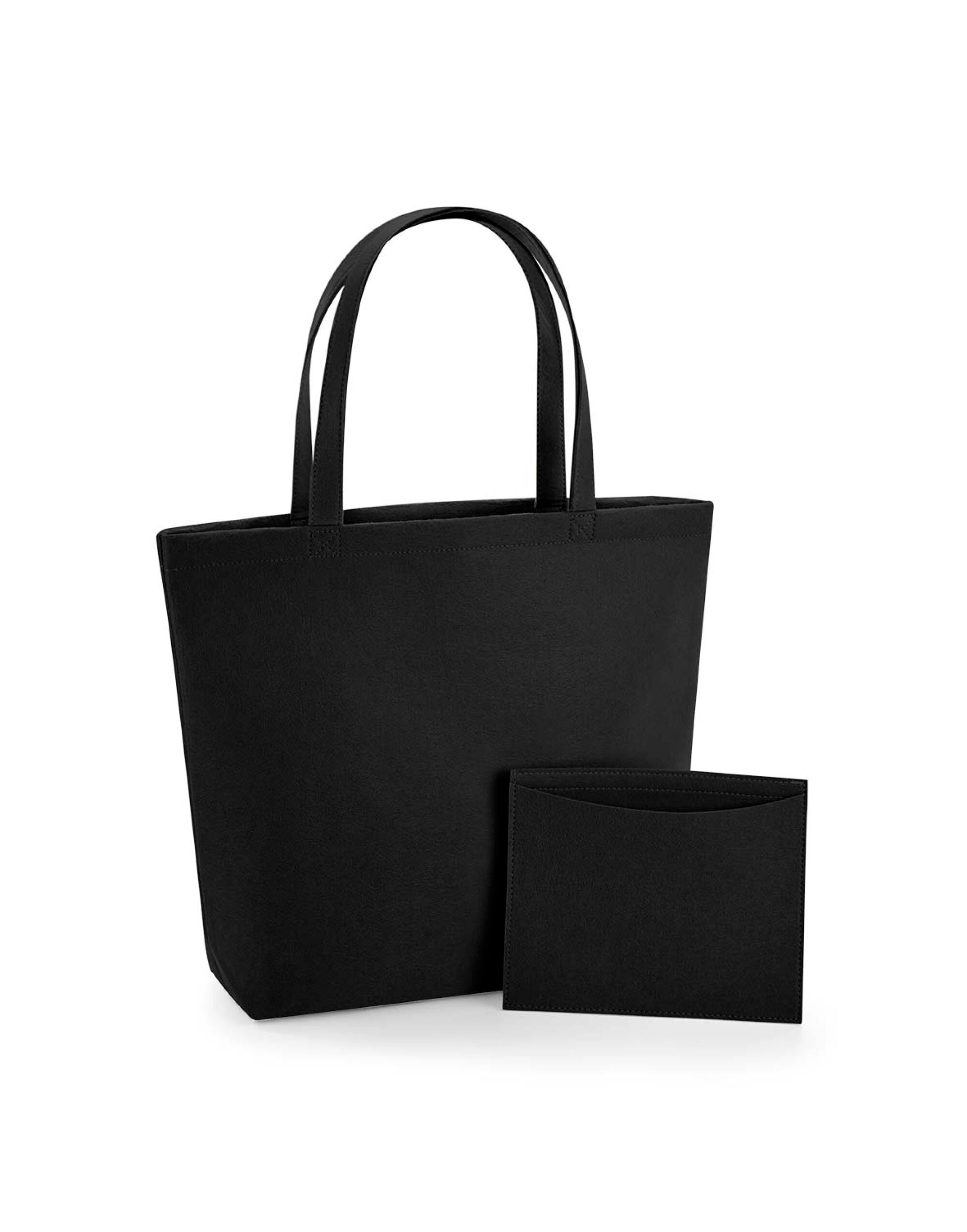 BG721 Felt Shopper Black