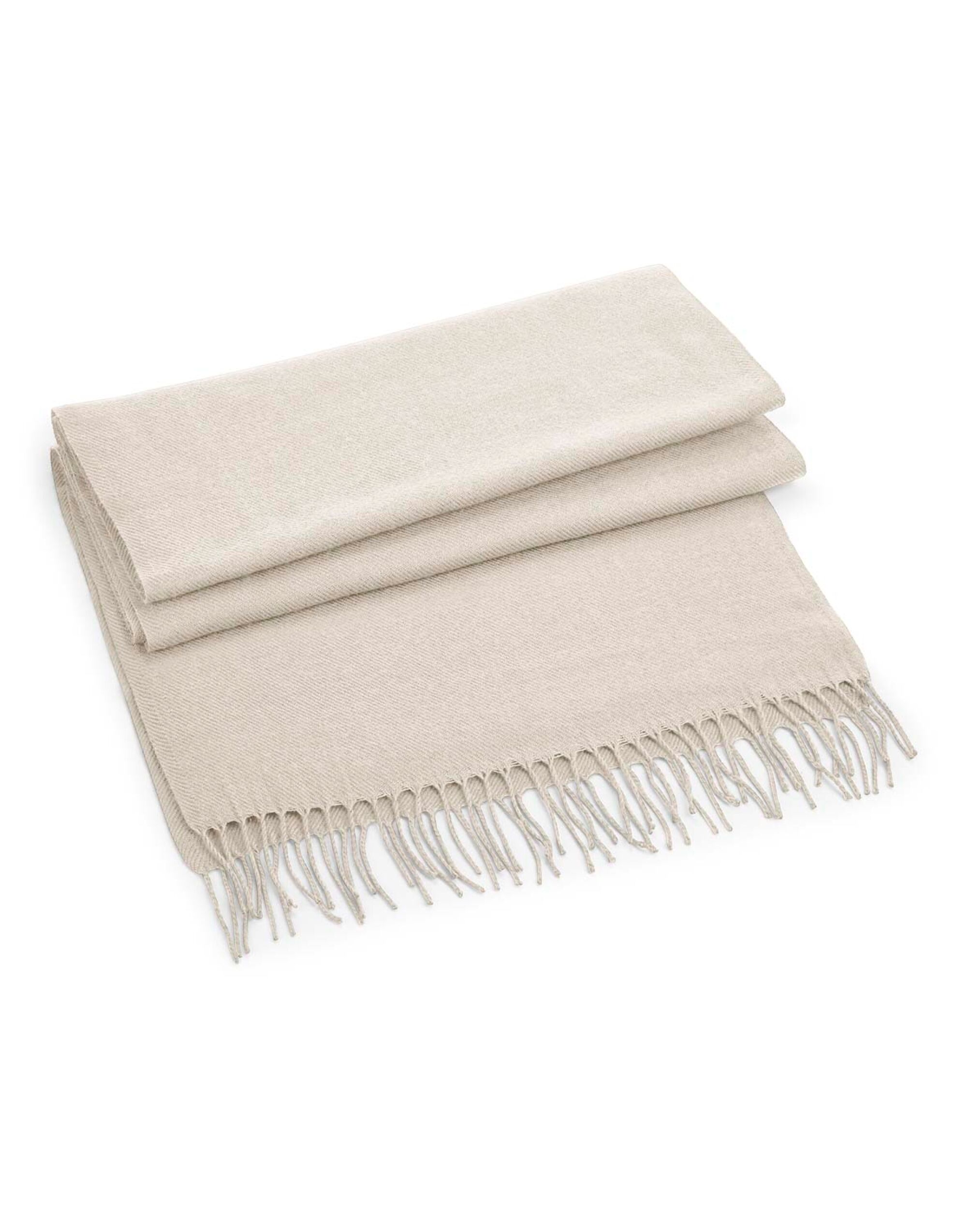 B500 Classic Woven Scarf Almond
