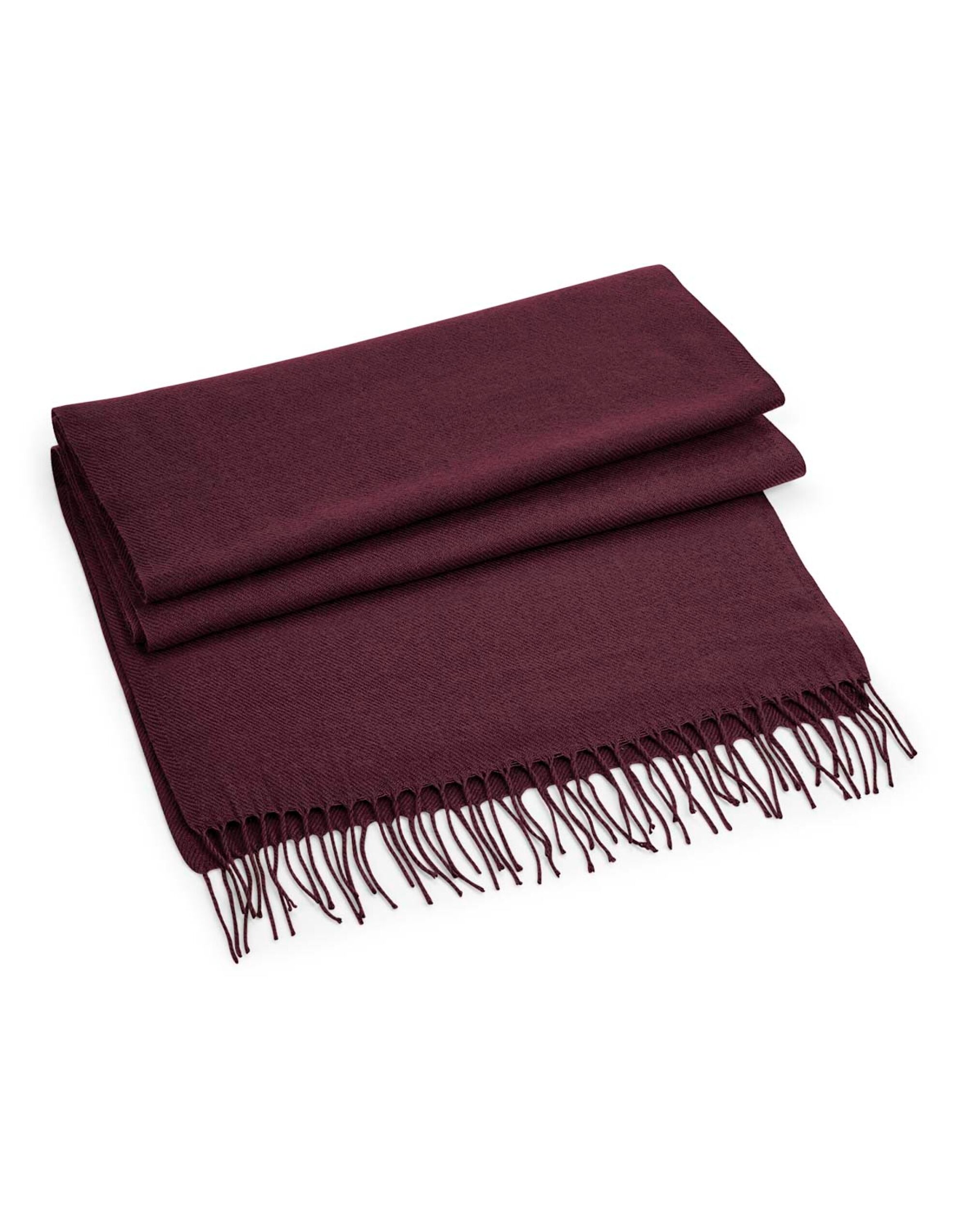 B500 Classic Woven Scarf Burgundy
