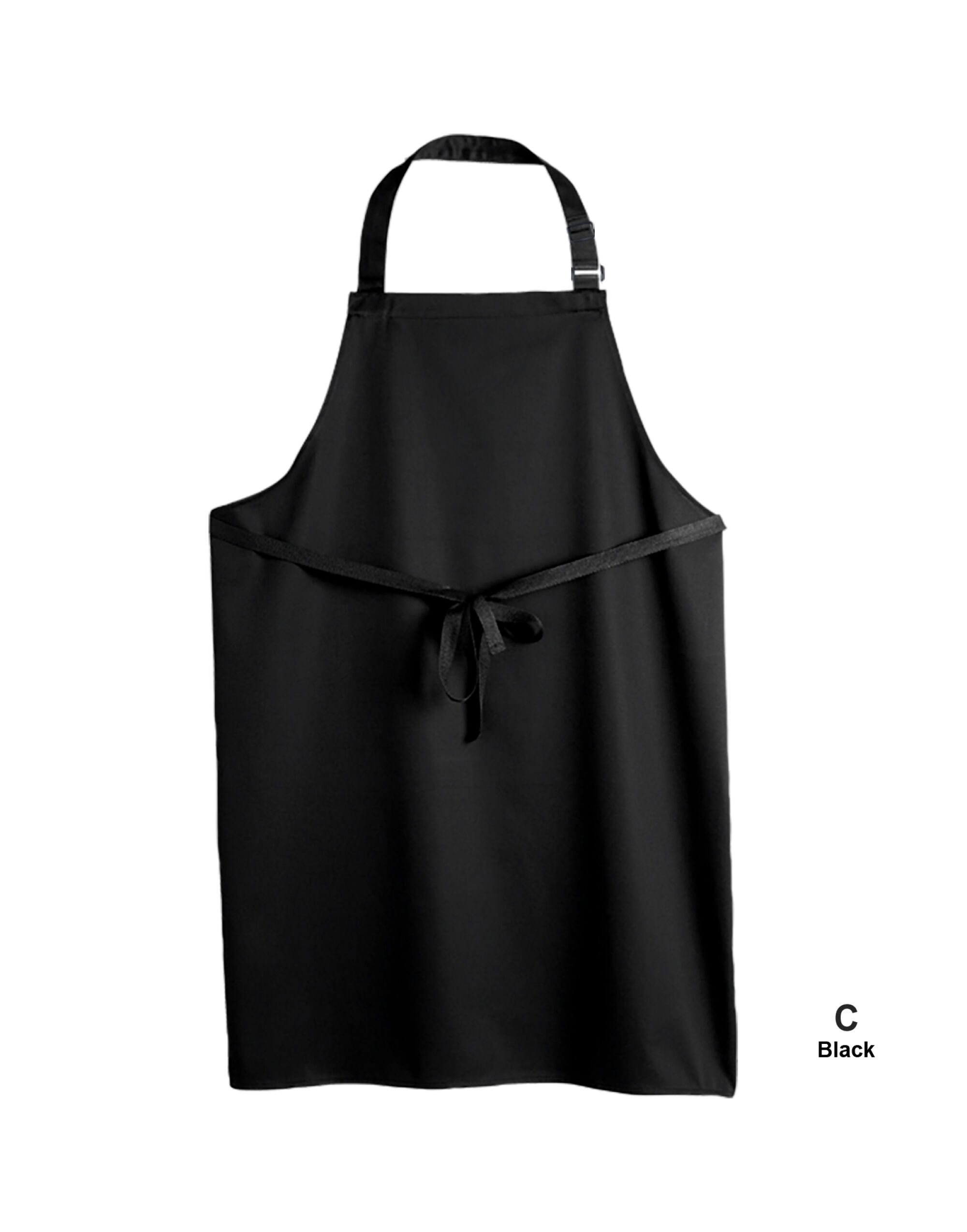 DP200 Multi-Coloured Recycled Bib Apron Black