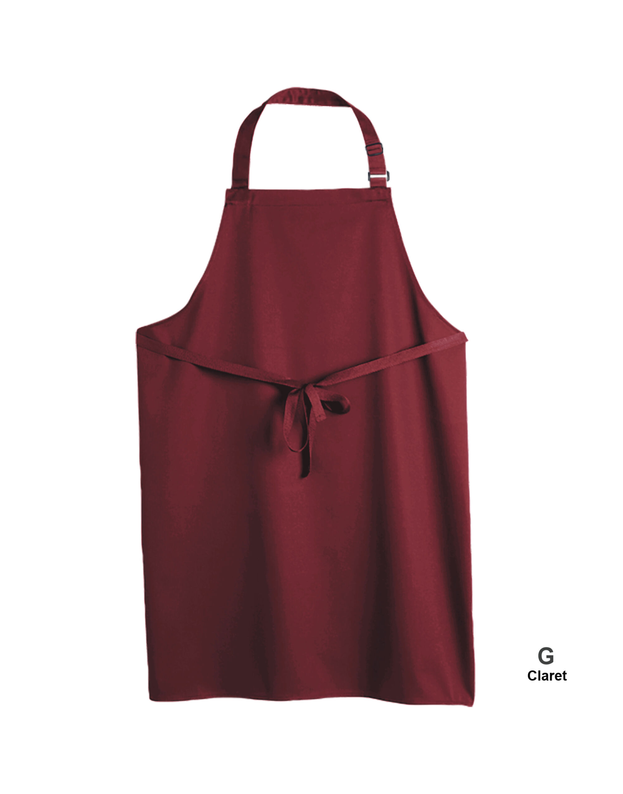 DP200 Multi-Coloured Recycled Bib Apron Claret